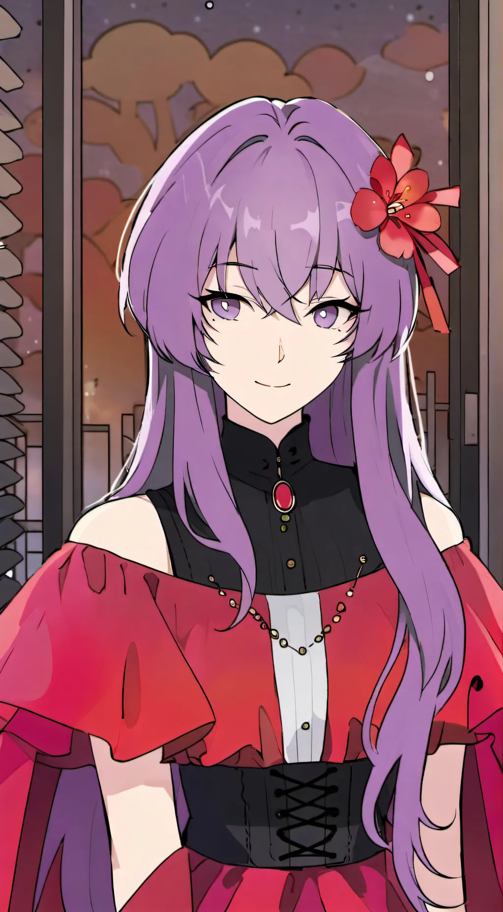 ai character: muzans kid kny  background