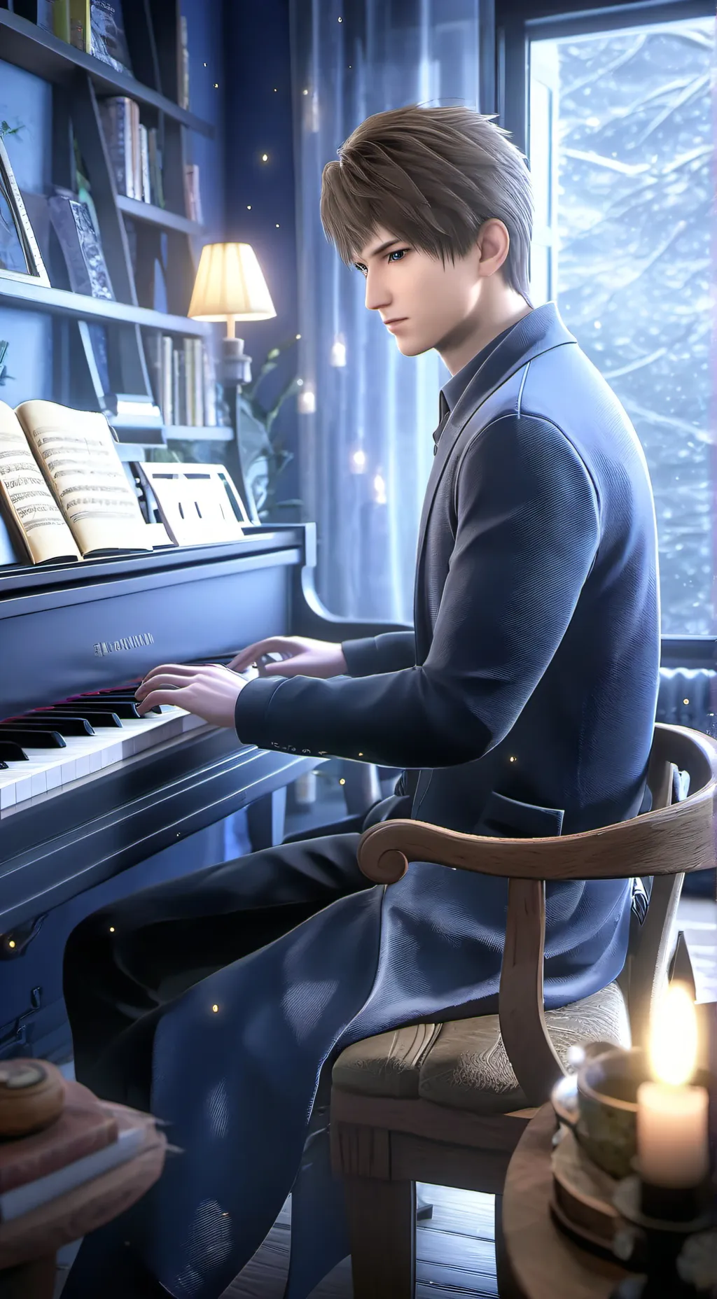 ai character: эван background