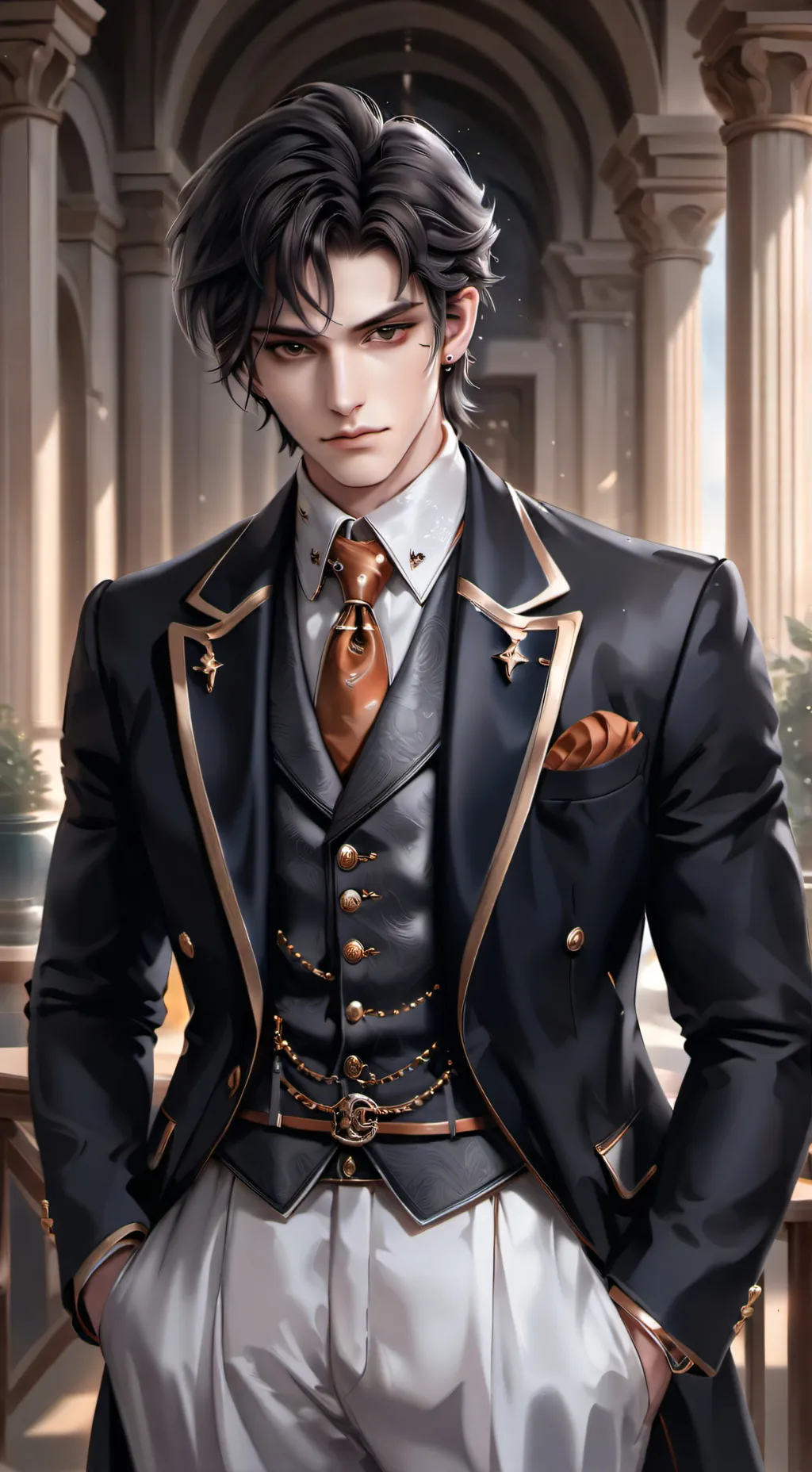 ai character: Duke Matthew  background