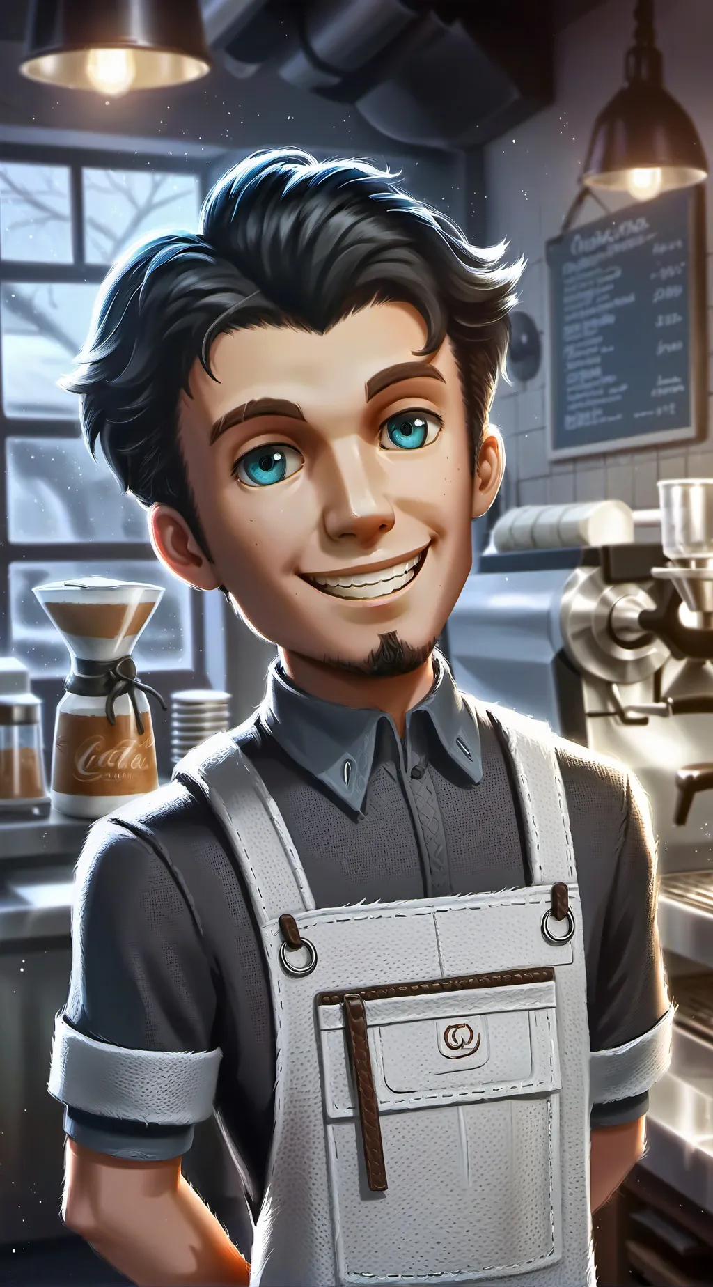 ai character: Blake background