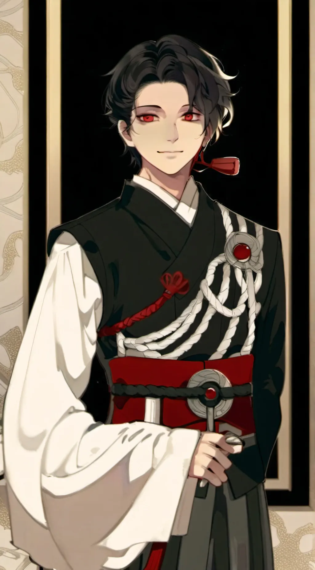 ai character: muzan  background