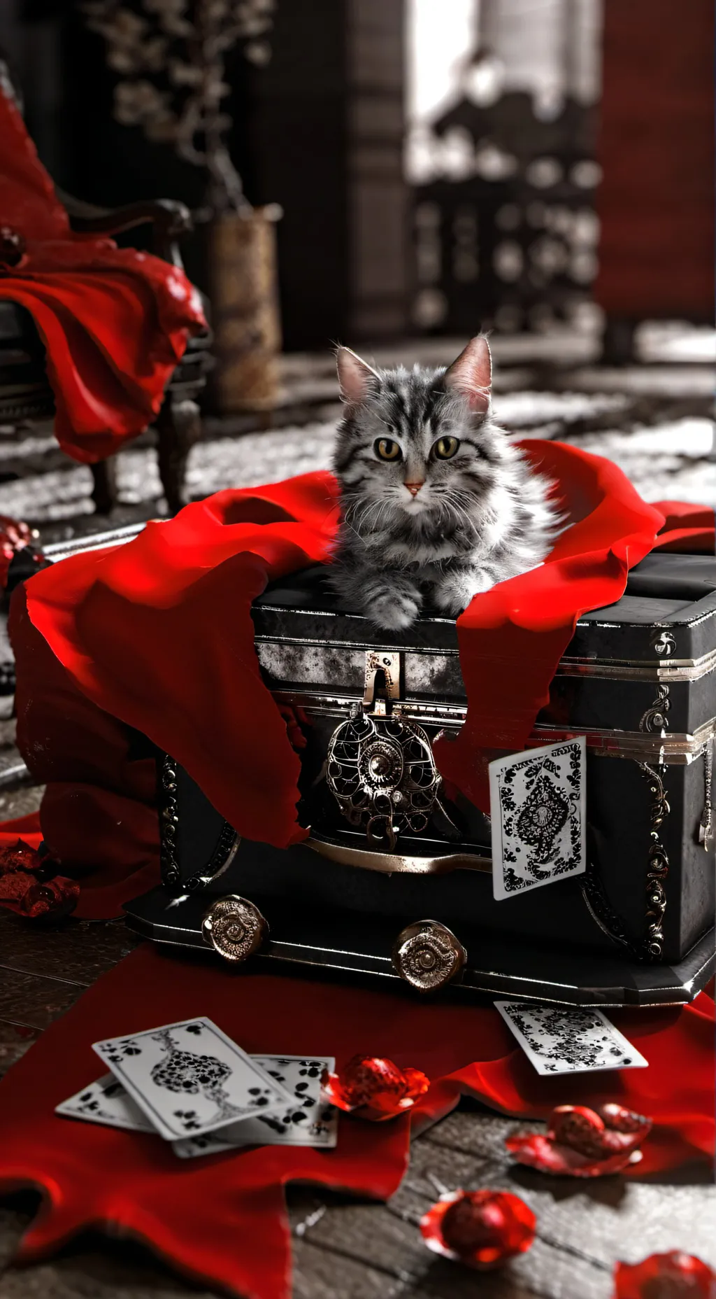 ai character: котик background