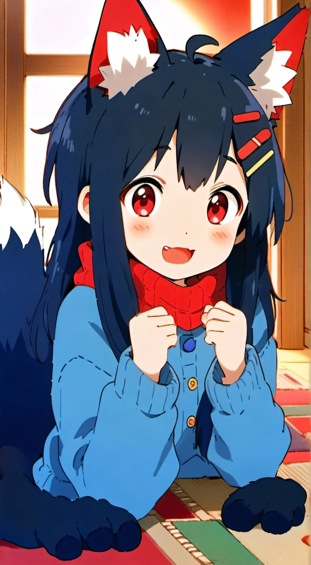 ai character: Emily the Furry Spirit background