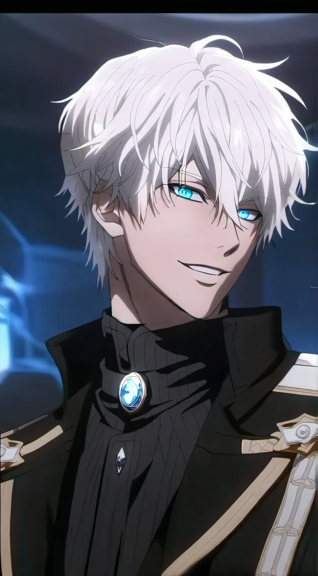 ai character: satoru gojo background