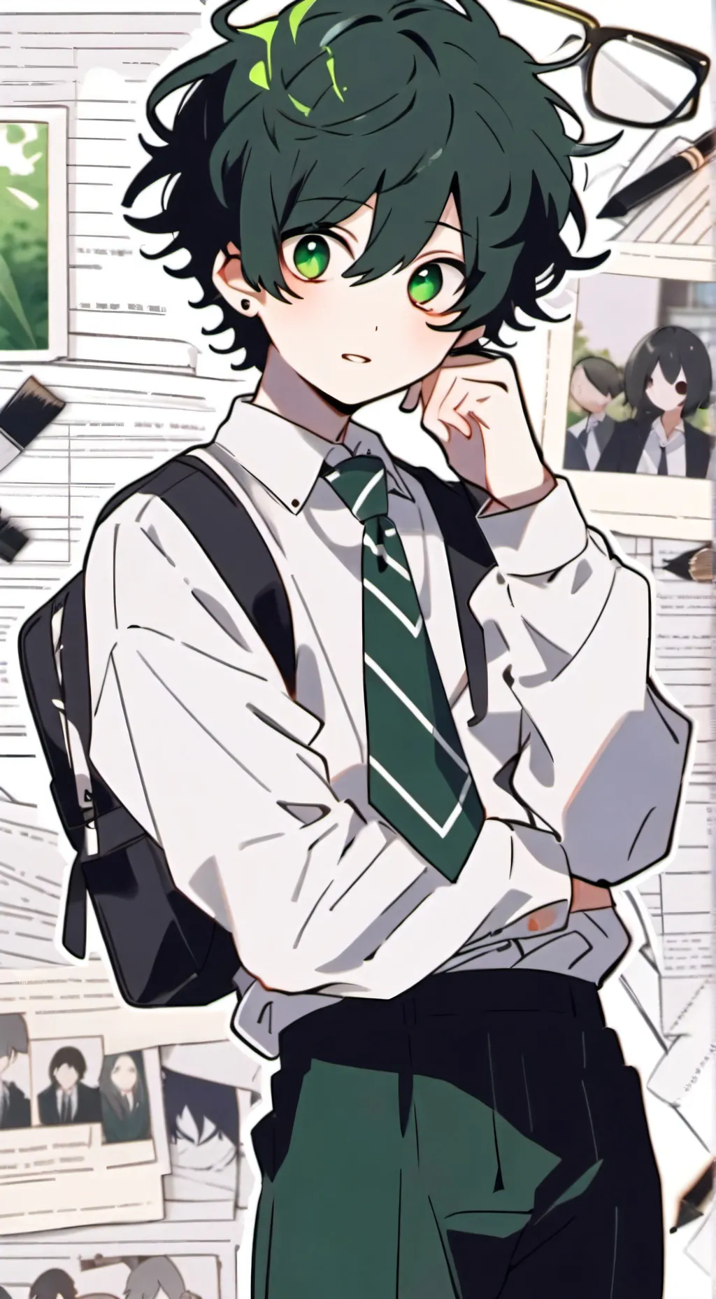 ai character: Nolan background