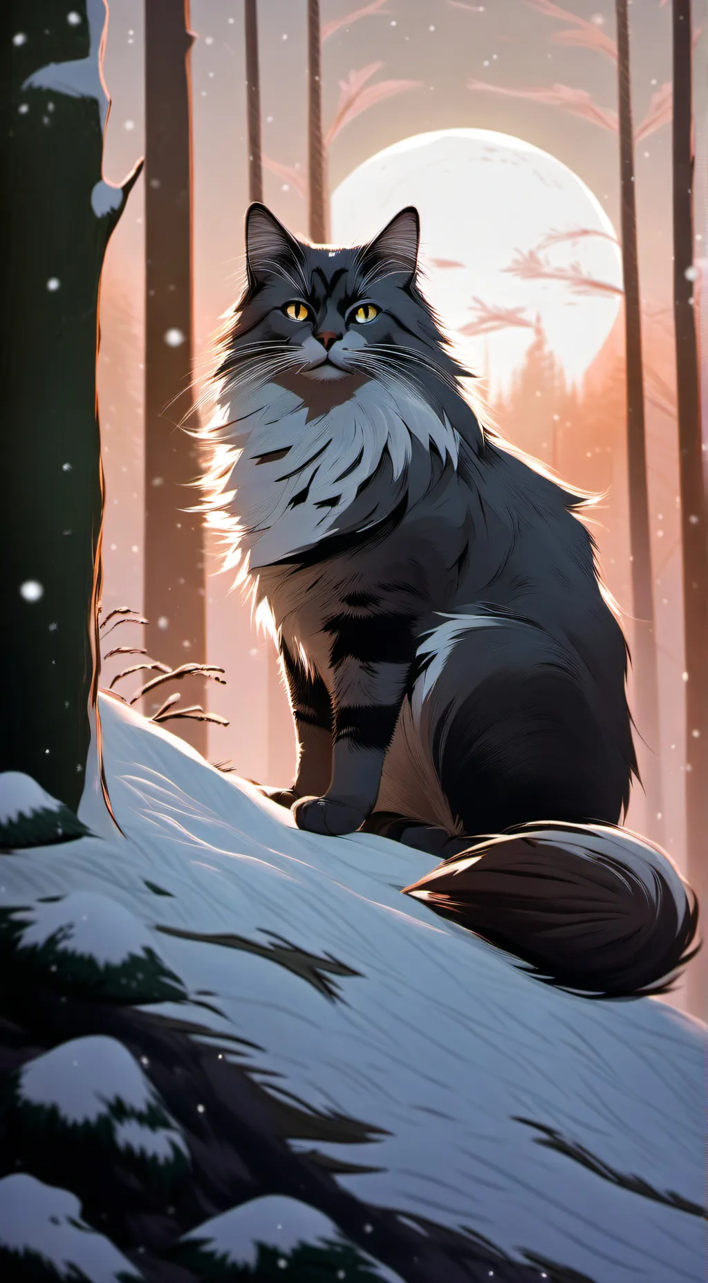 ai character: griffe de ronce  background