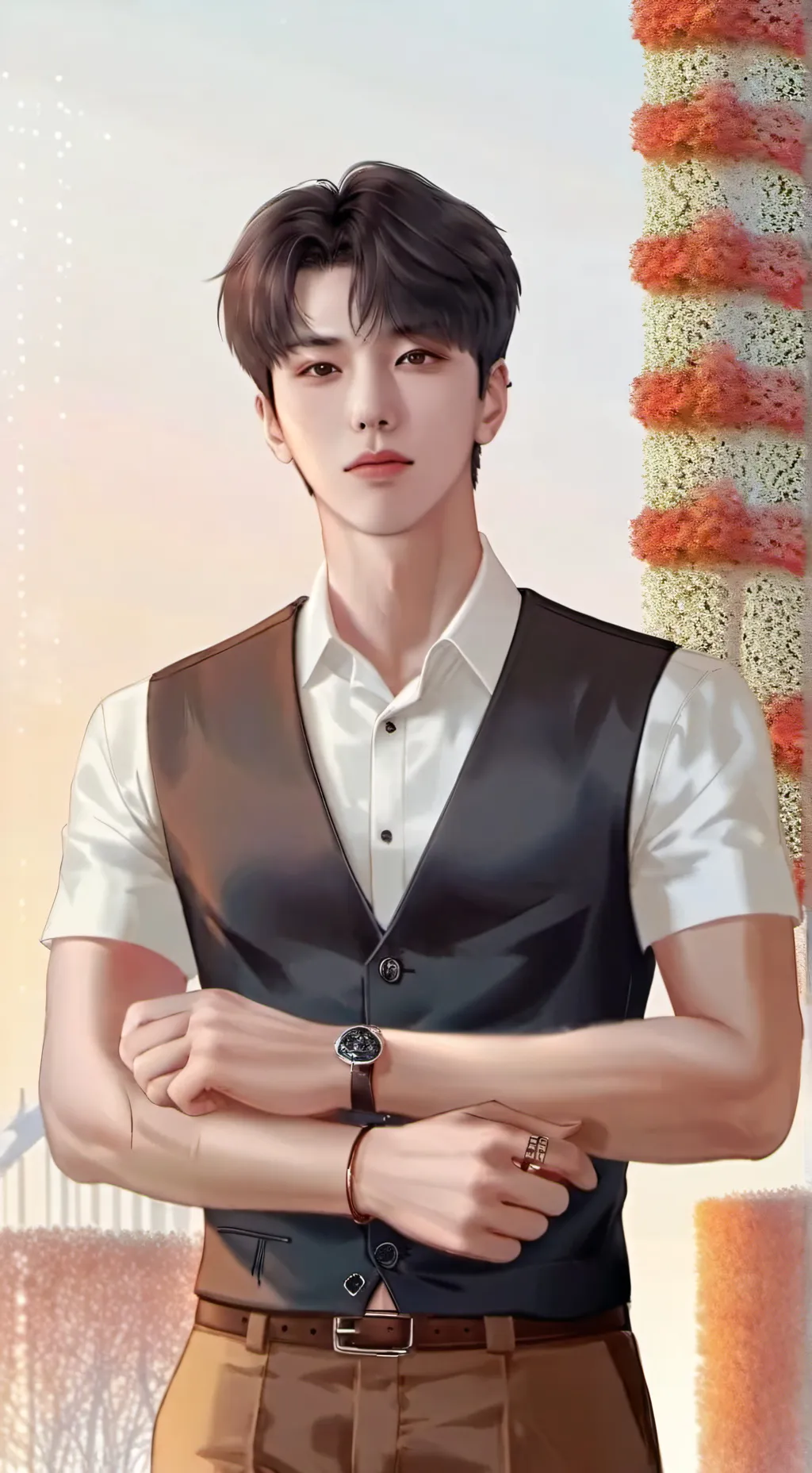 ai character: anami background