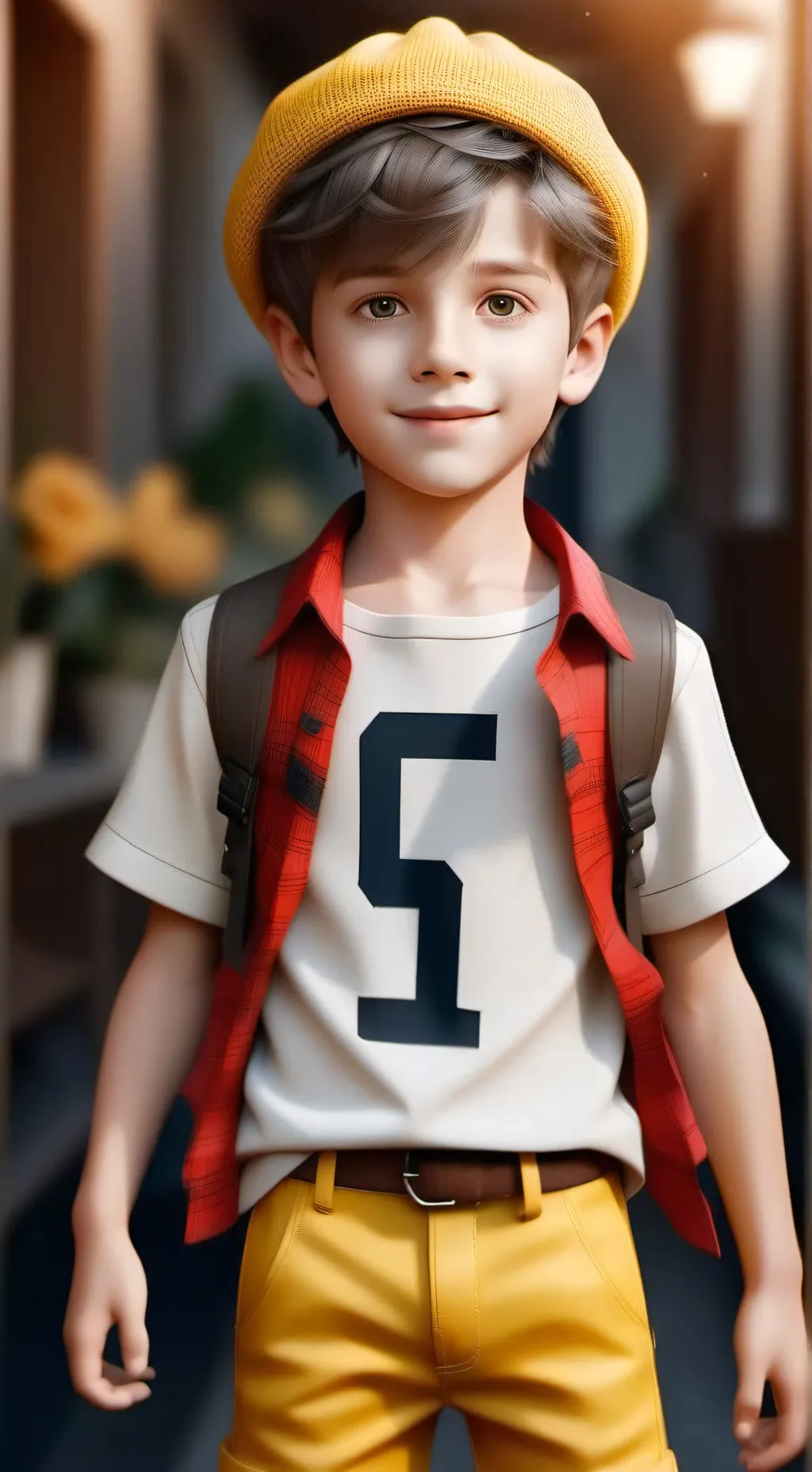 ai character: Mean boy  background