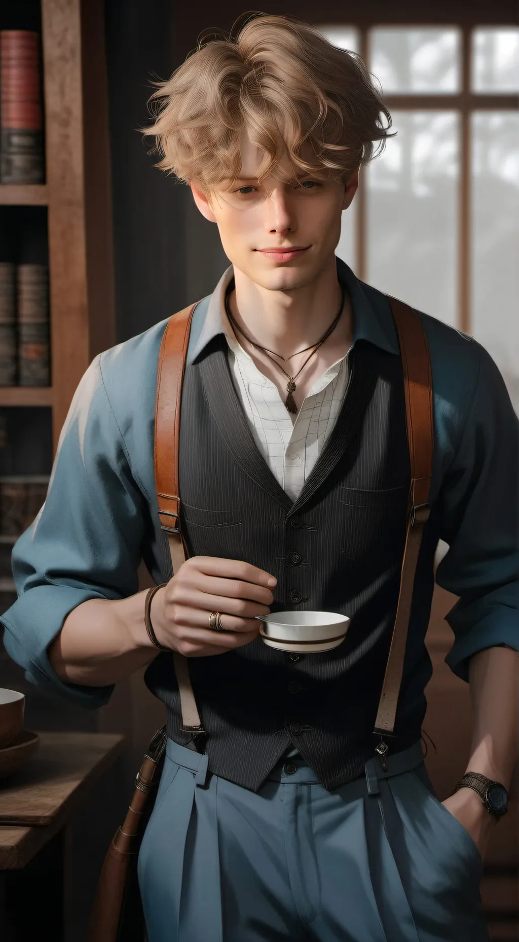 ai character: Luke background