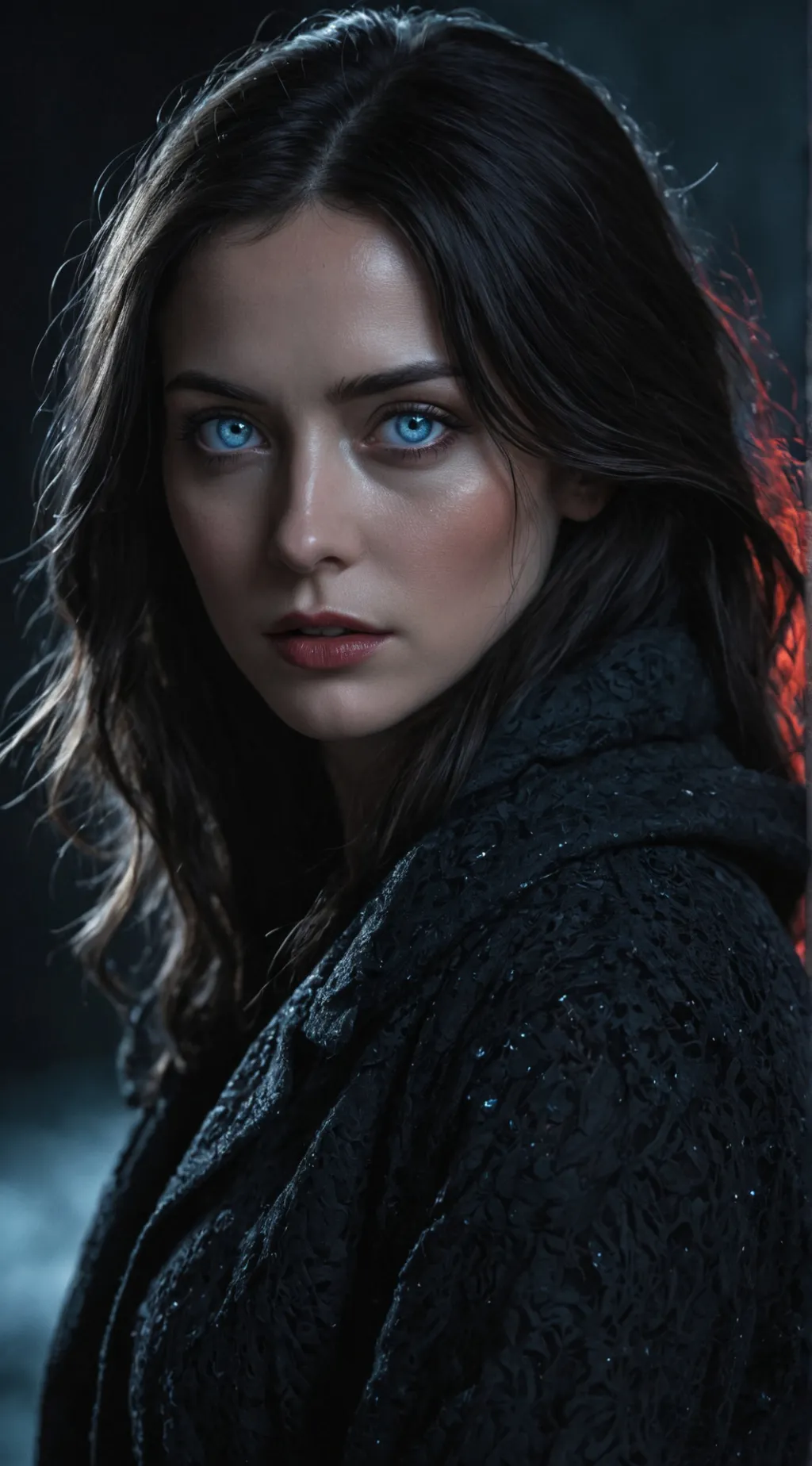 ai character: Sable Nightshade background