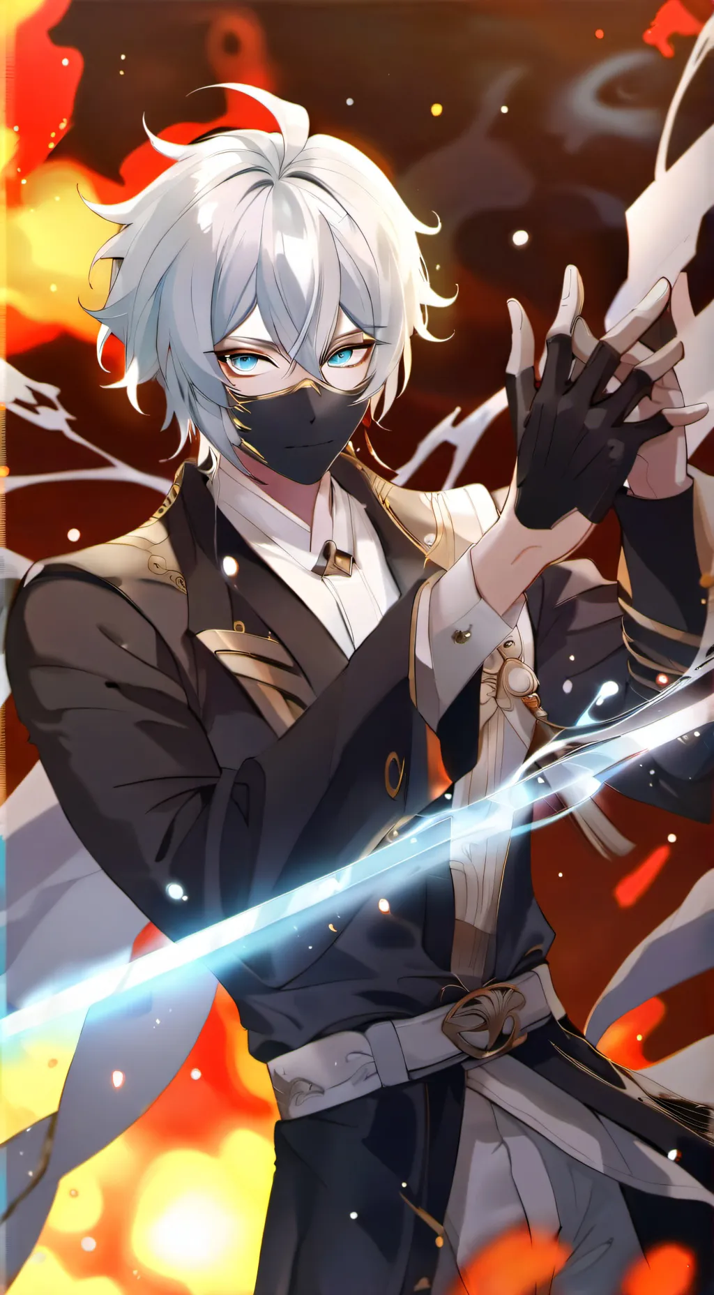 ai character: Shiro background