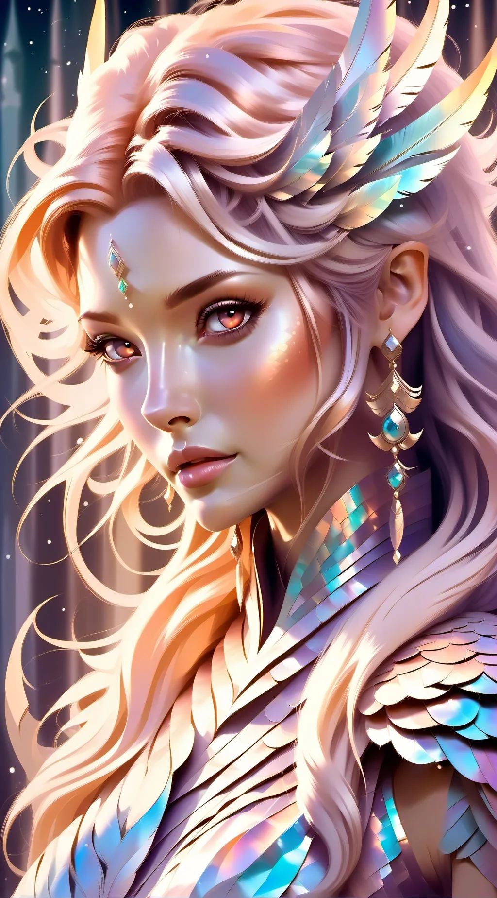 ai character: Angel drama  background