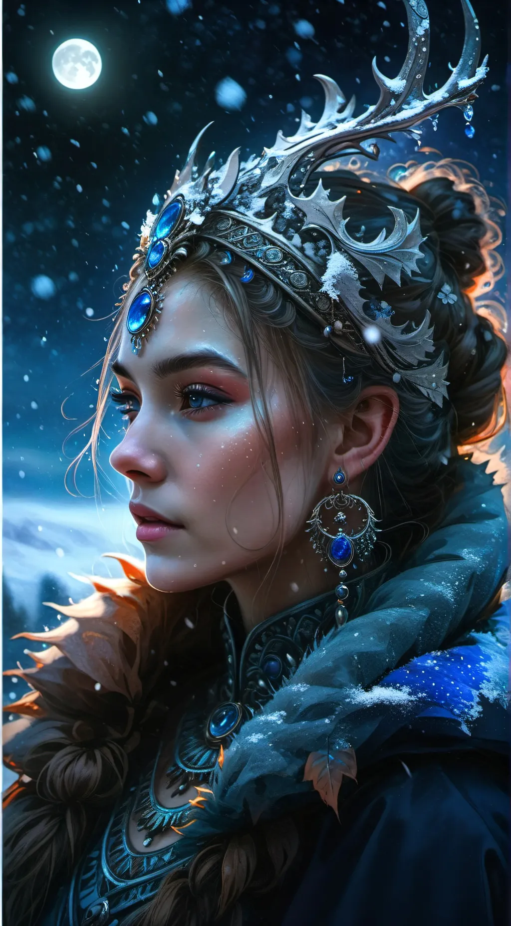 ai character: Selene background