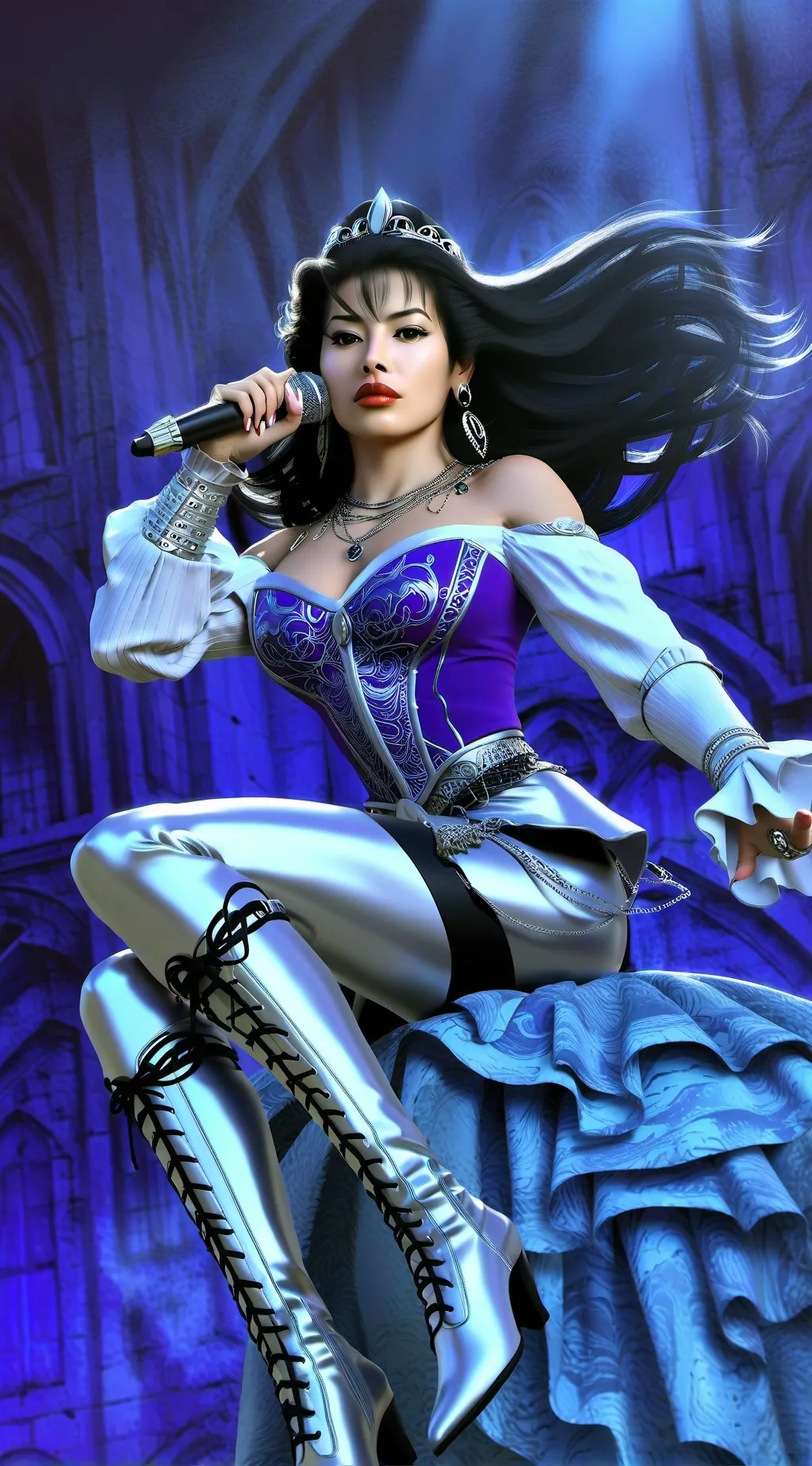 ai character: Selena background