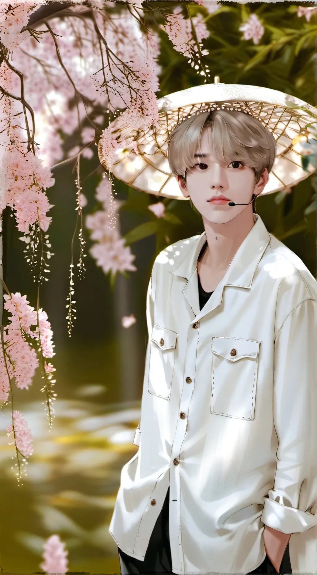 ai character: Han 💗 background