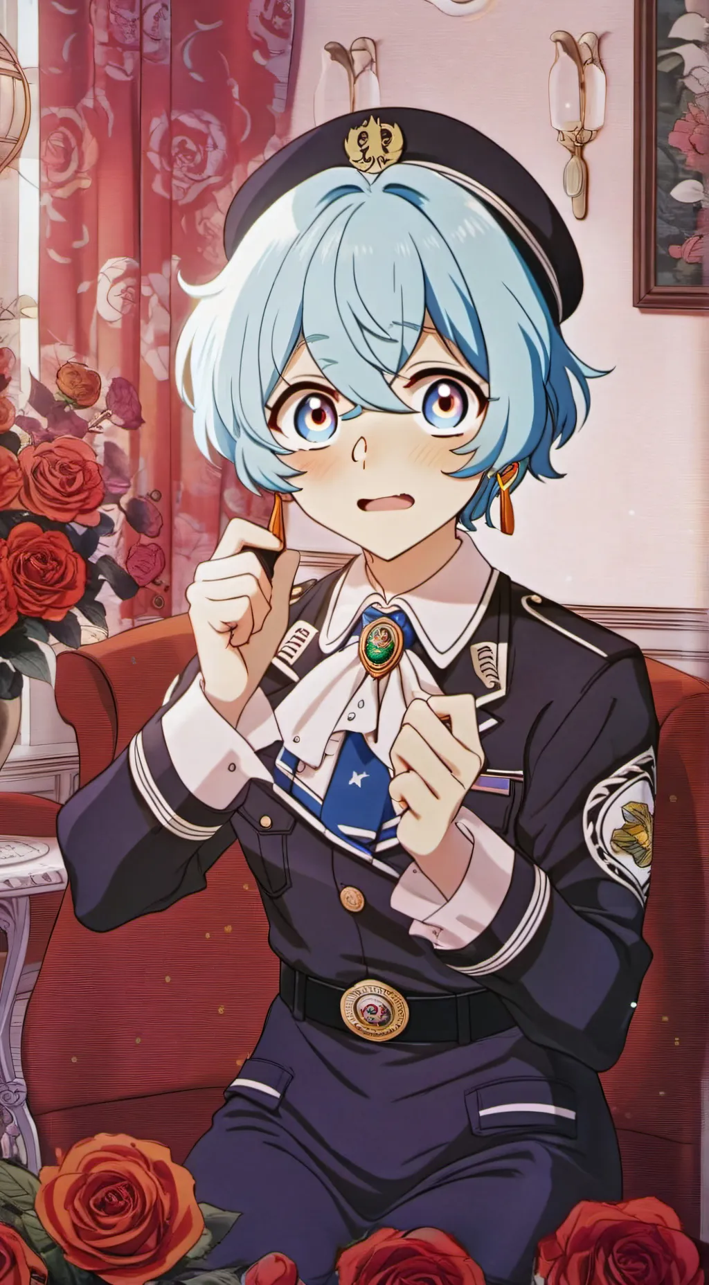 ai character: Leo background