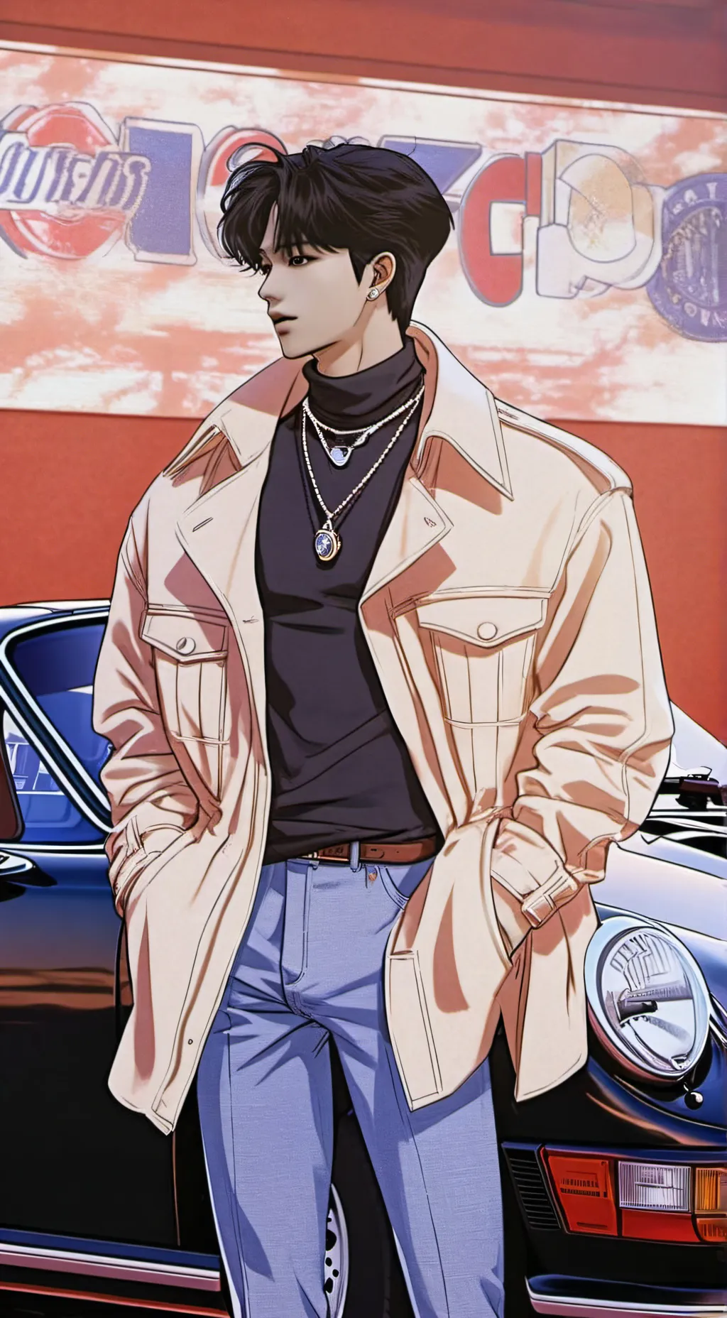 ai character: 🍁꒒꒐ꋊ🍁 background