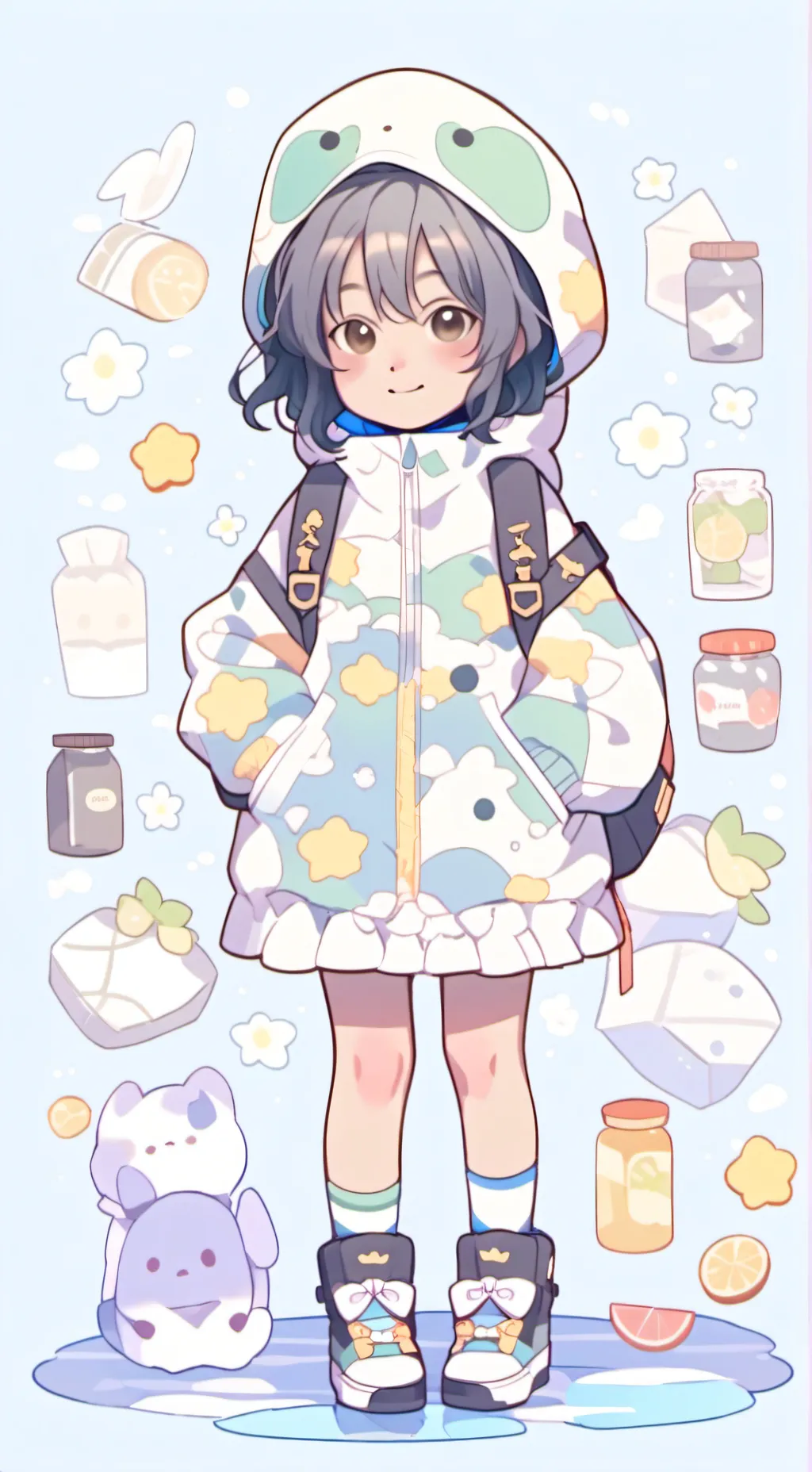 ai character: marie background