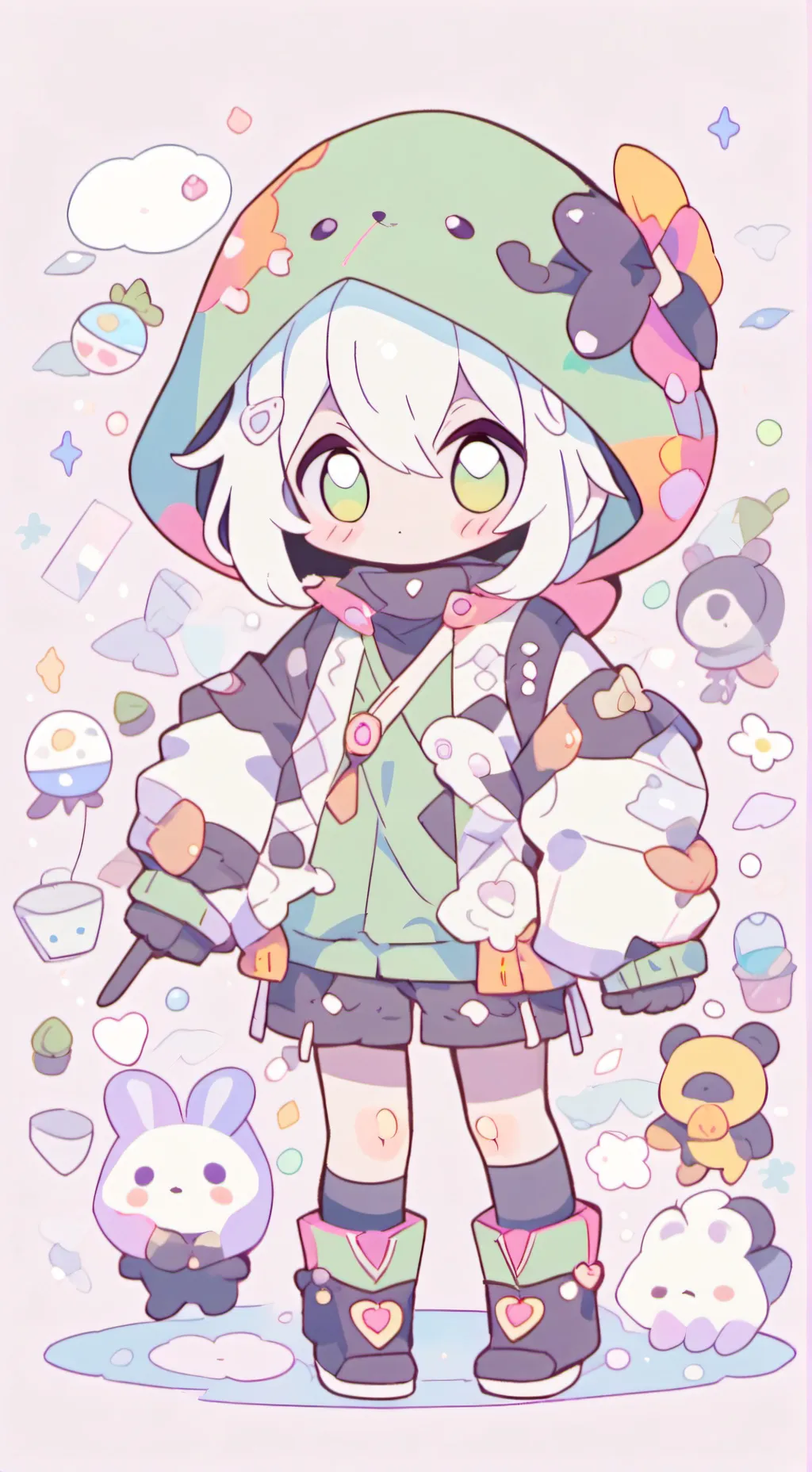 ai character: tu mejor amiga background