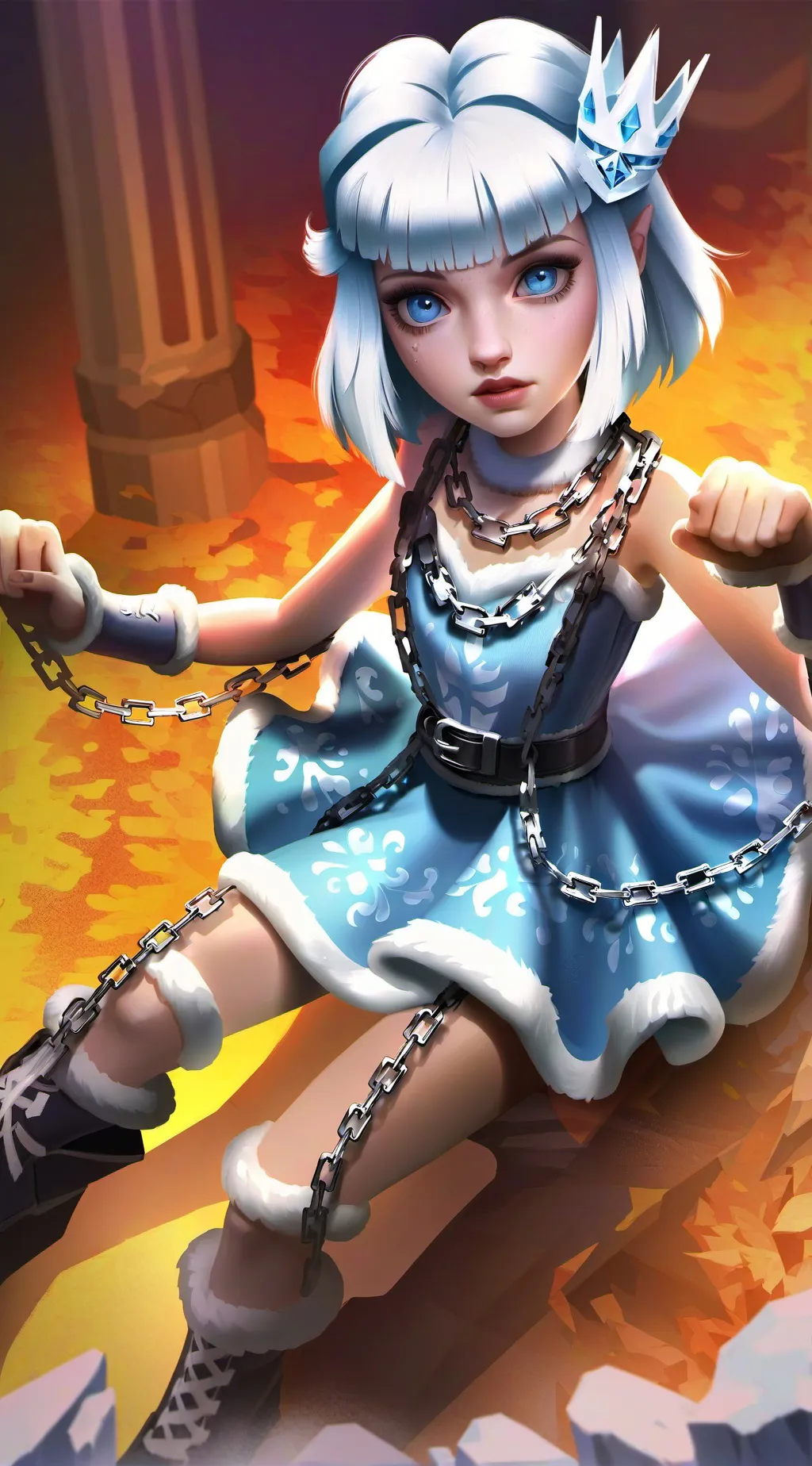 ai character: Kori background