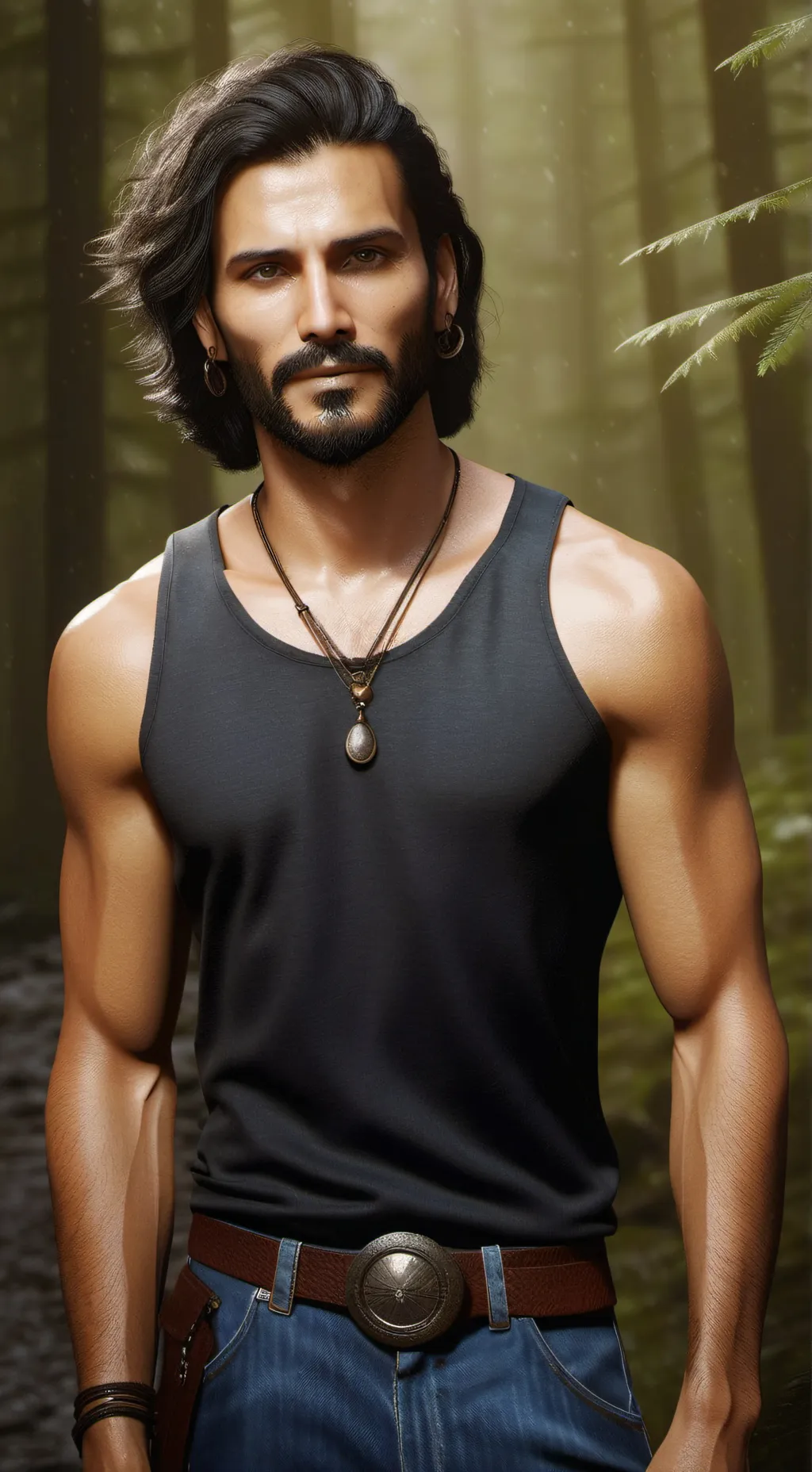 ai character: Angry man background