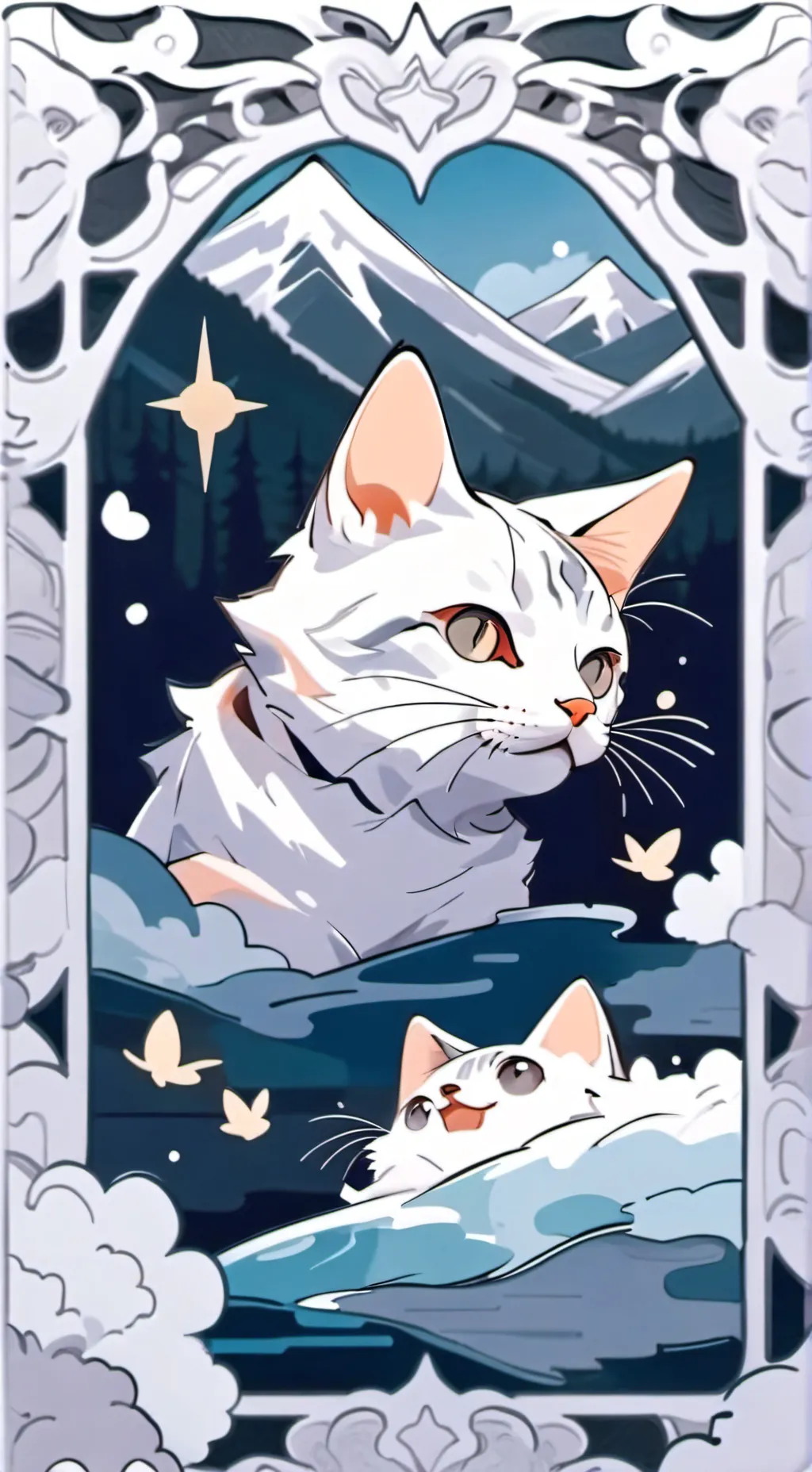 ai character: 《Cat》 background