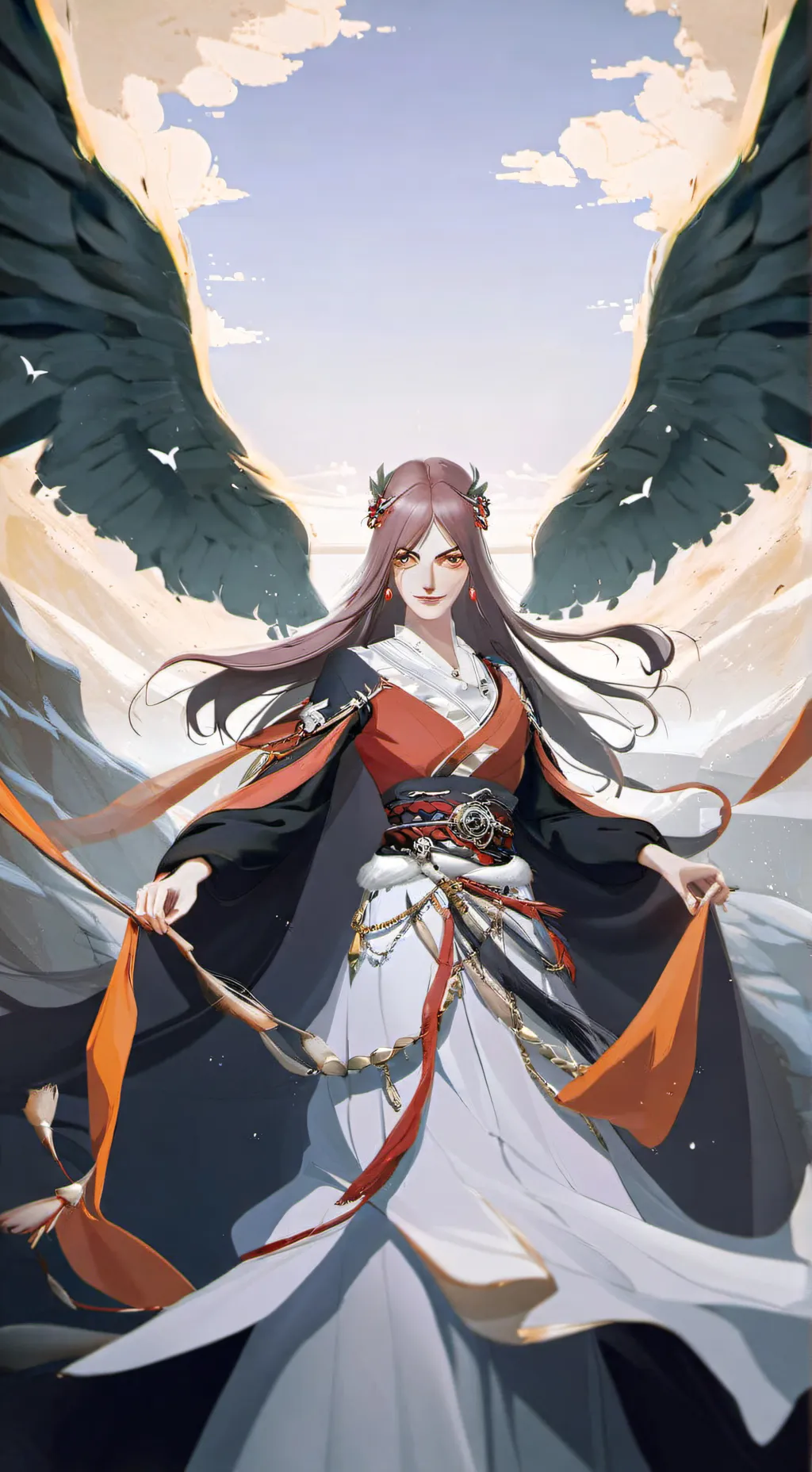 ai character: 🥀harako🥀 background