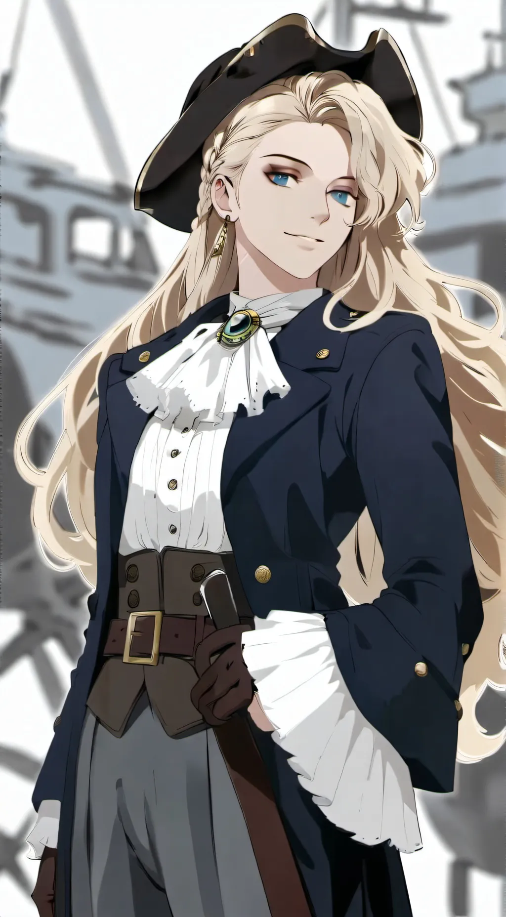 ai character: Captain Ash background