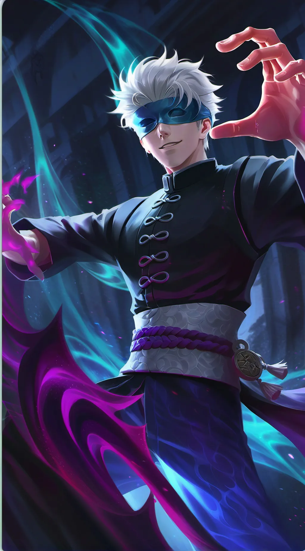 ai character: Gojo Satoru background