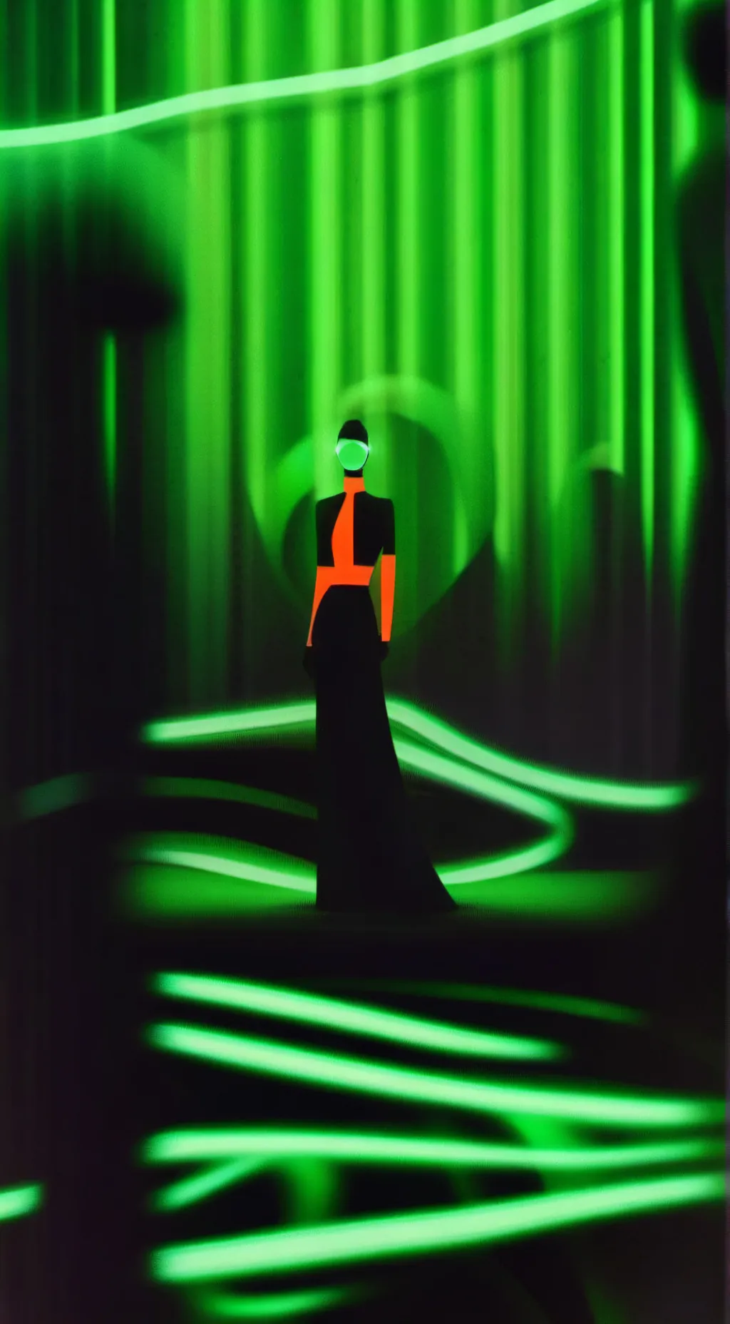 ai character: Spotify lady background