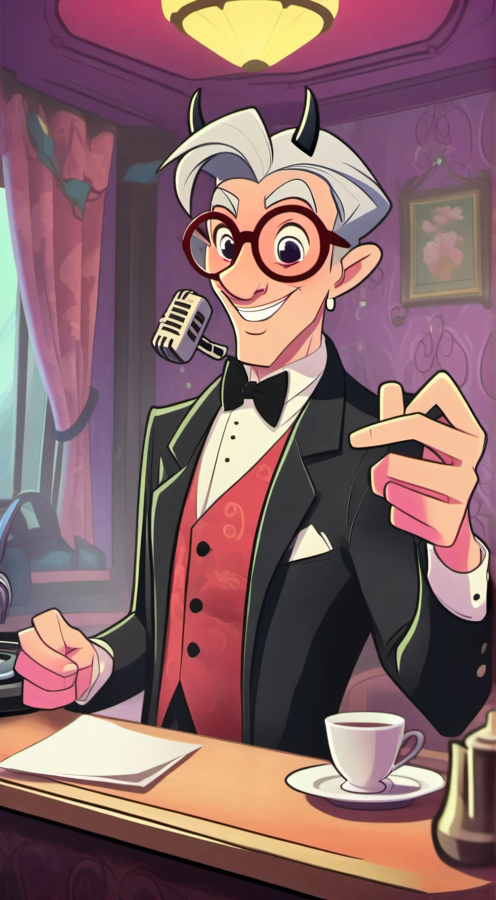 ai character: ALASTOR~ background