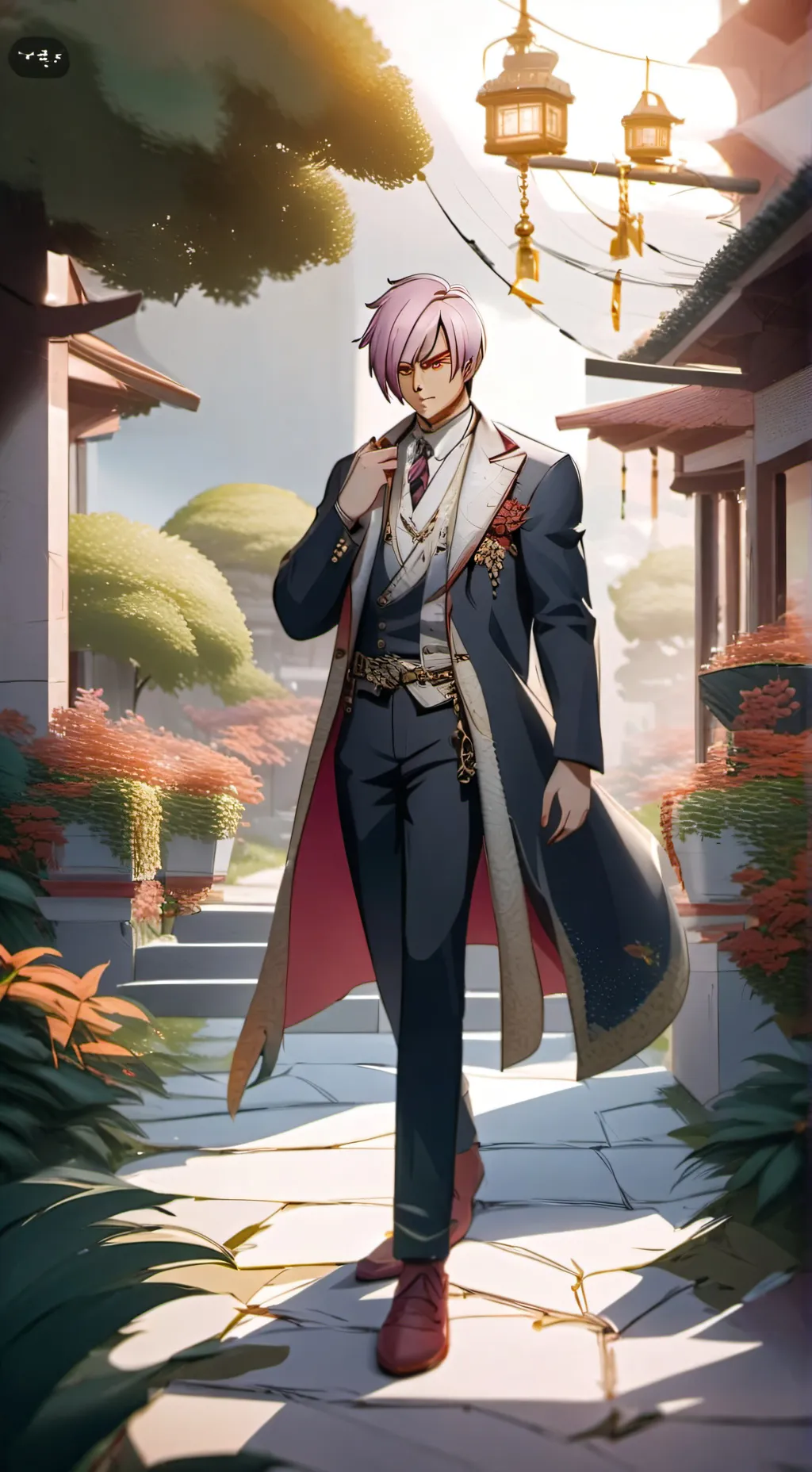 ai character: shoto x momo user  background