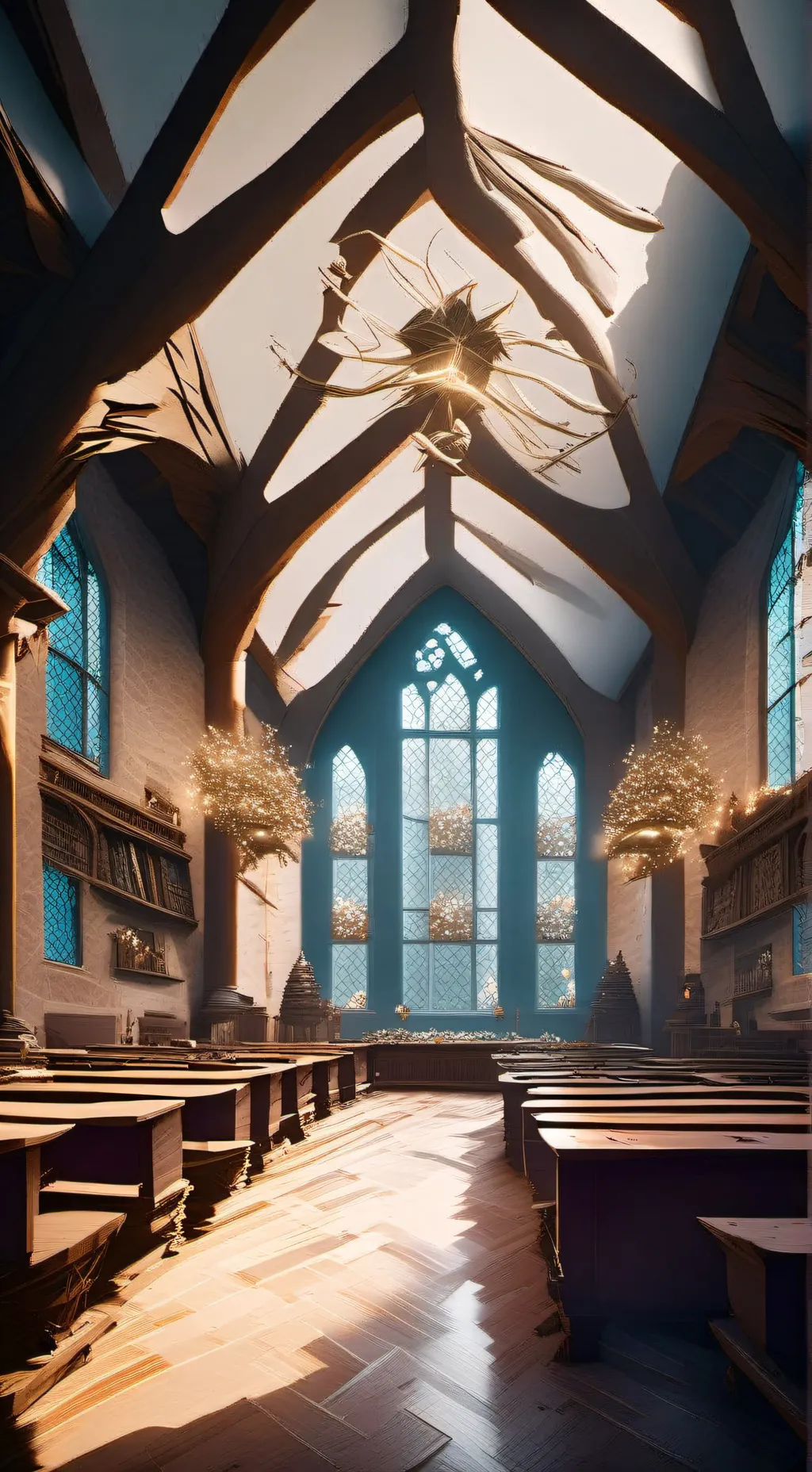 ai character: 1st year hp background