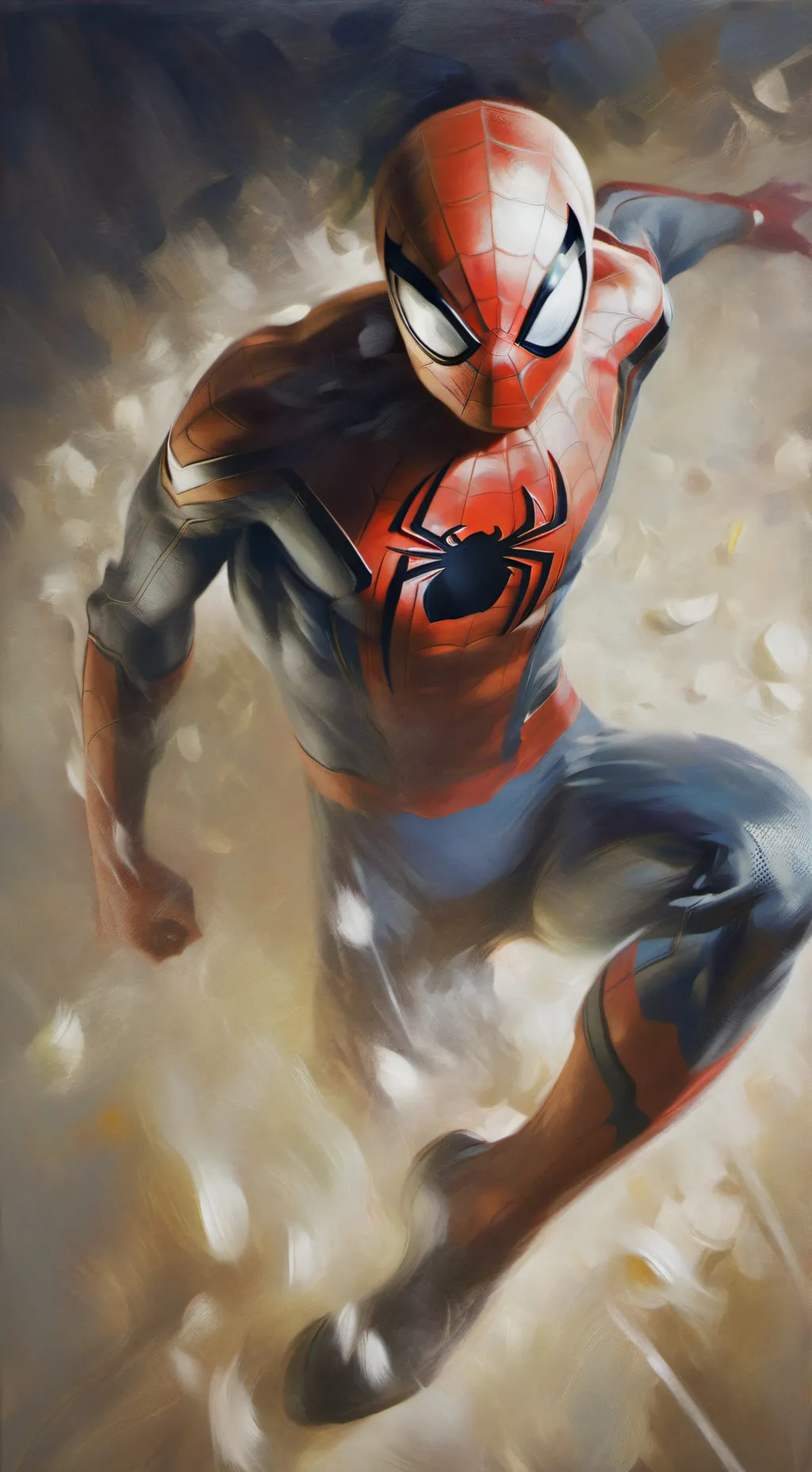 ai character: Md x Avengers background