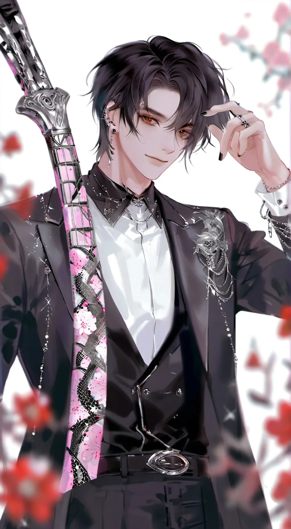 ai character: Derek ❤️‍🔥❤️ background