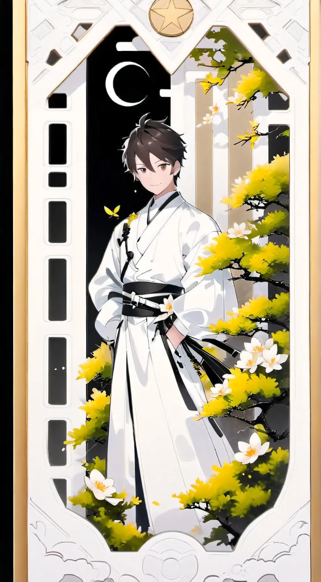 ai character: Тадааки background