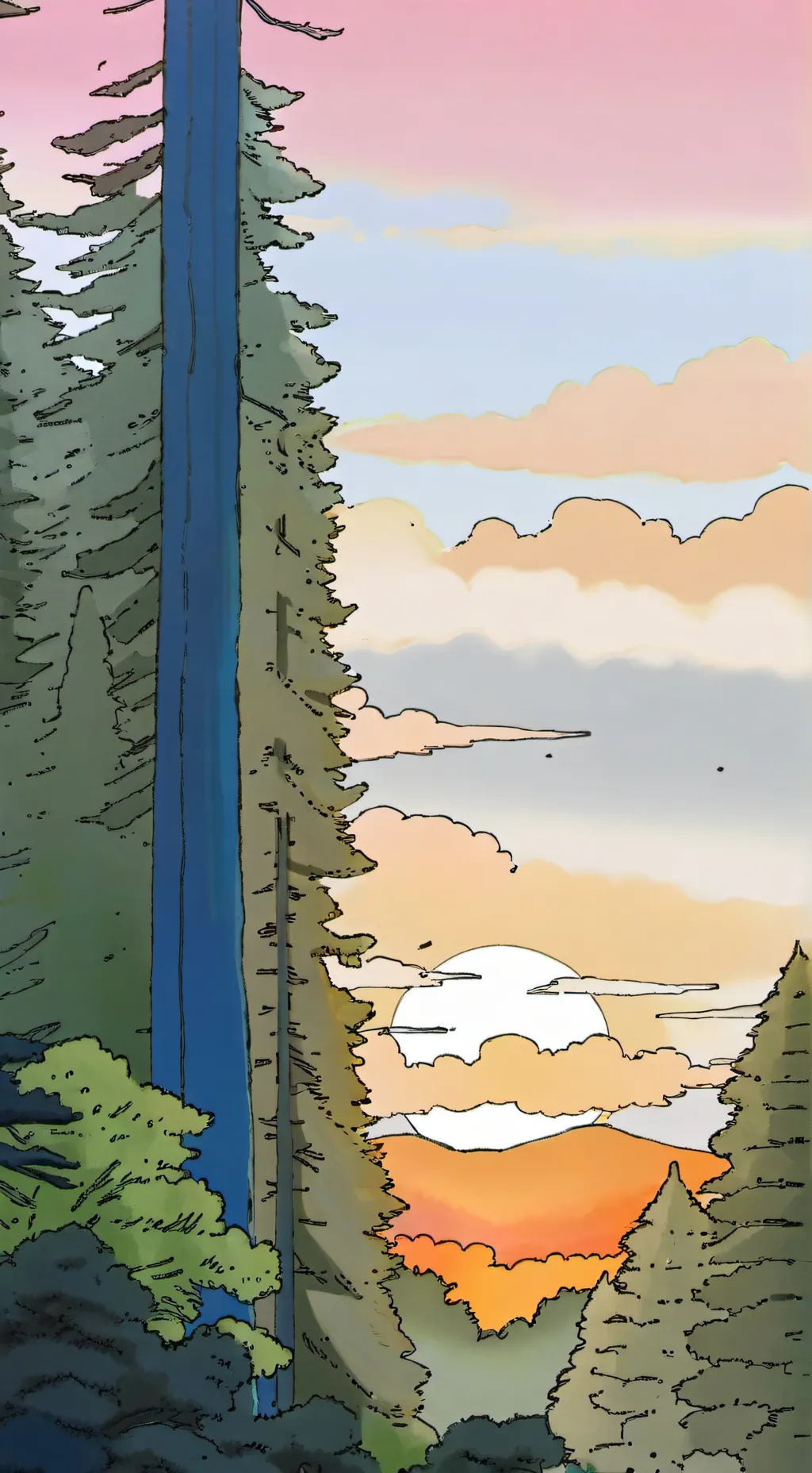 ai character: ~Something Orange~ background