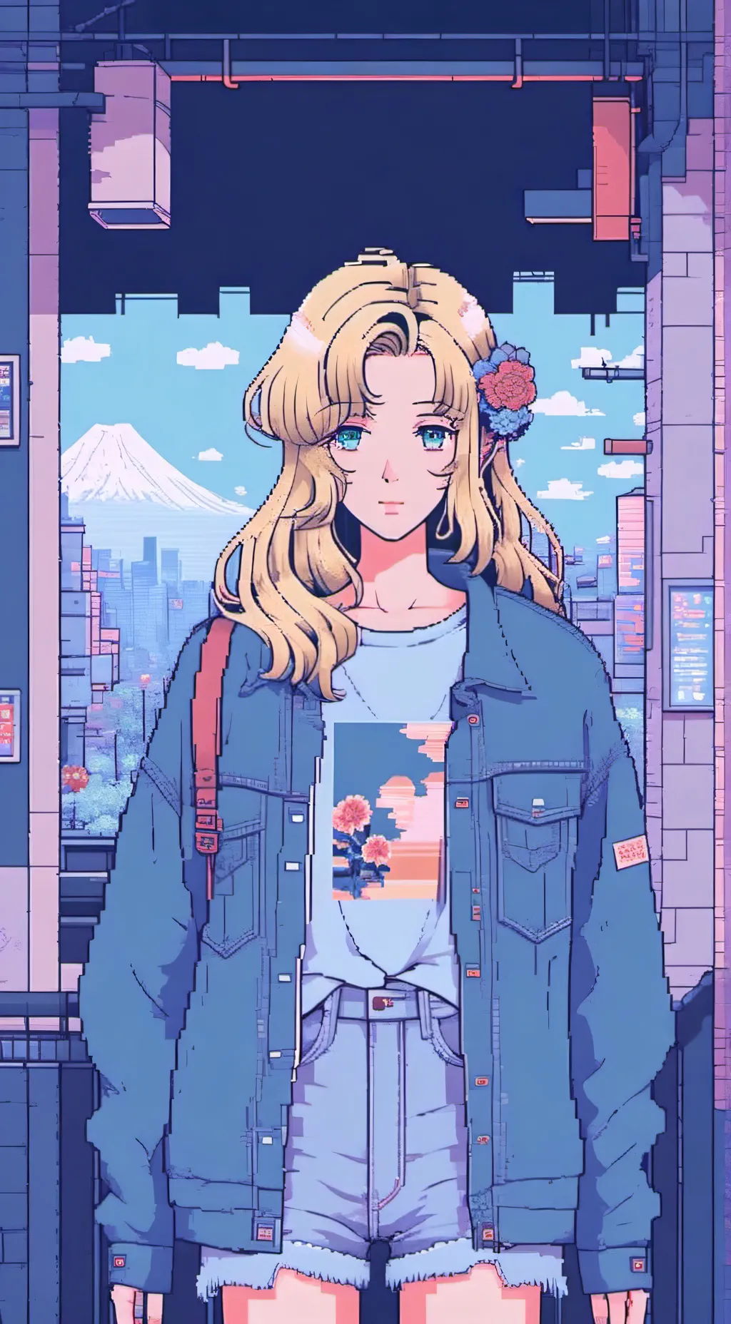 ai character: Mount Olympus 2 background