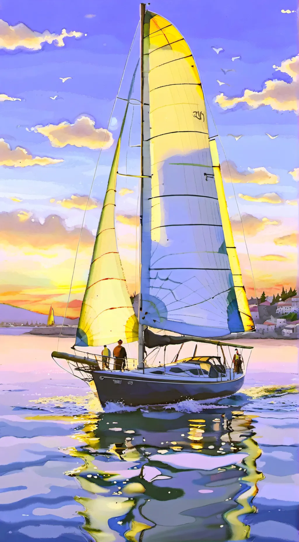 ai character: ((VC+KNY)) background