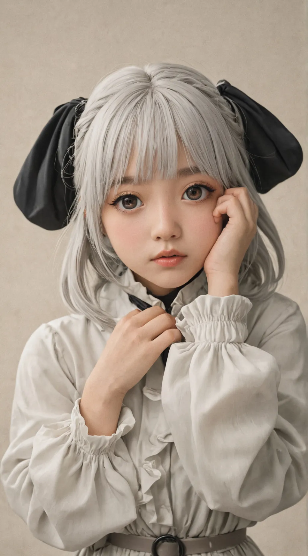 ai character: (hello kitty)  background