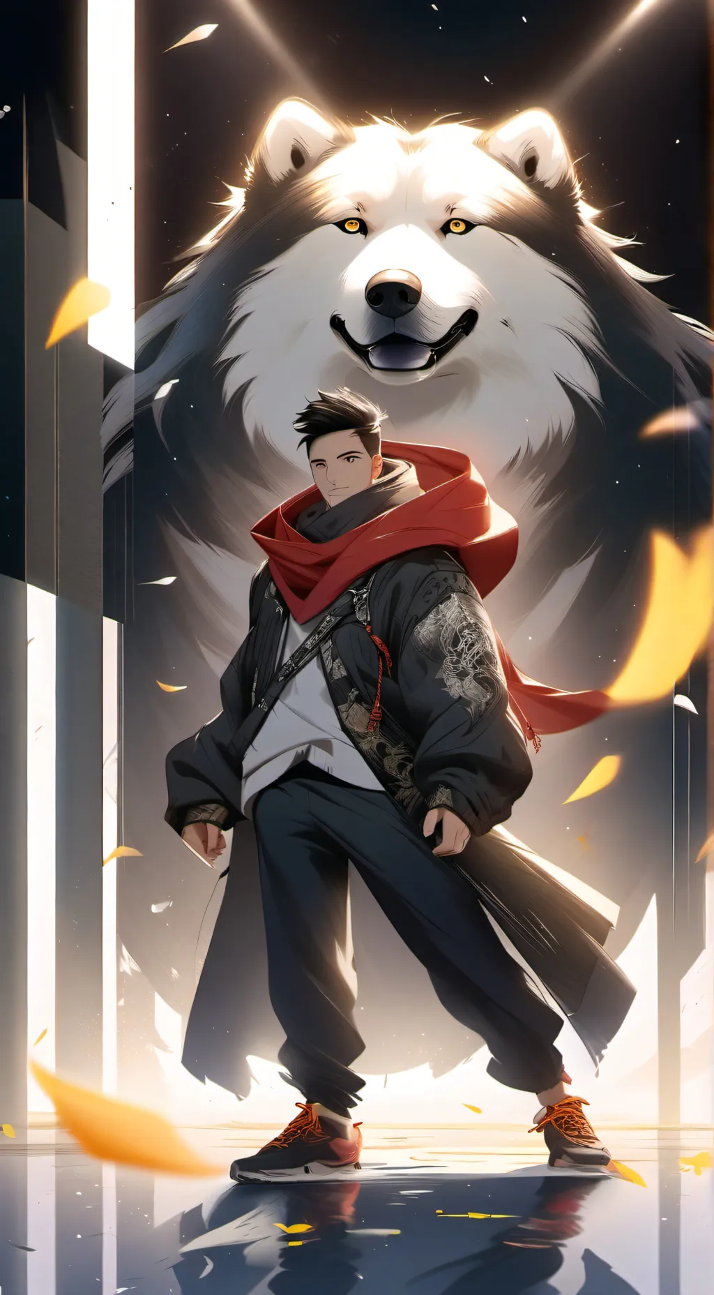 ai character: god of darkness background