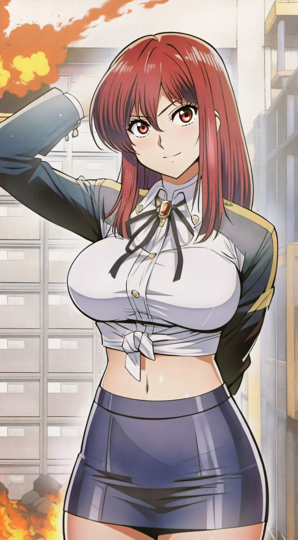 ai character: Blaze background