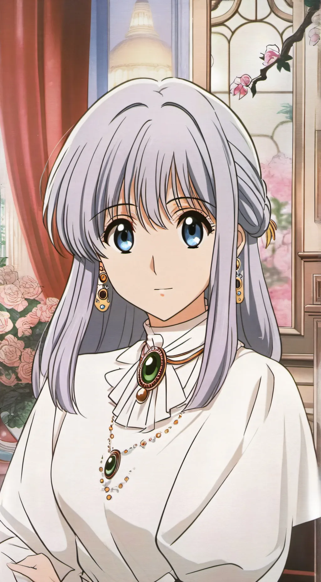 ai character: Вика background