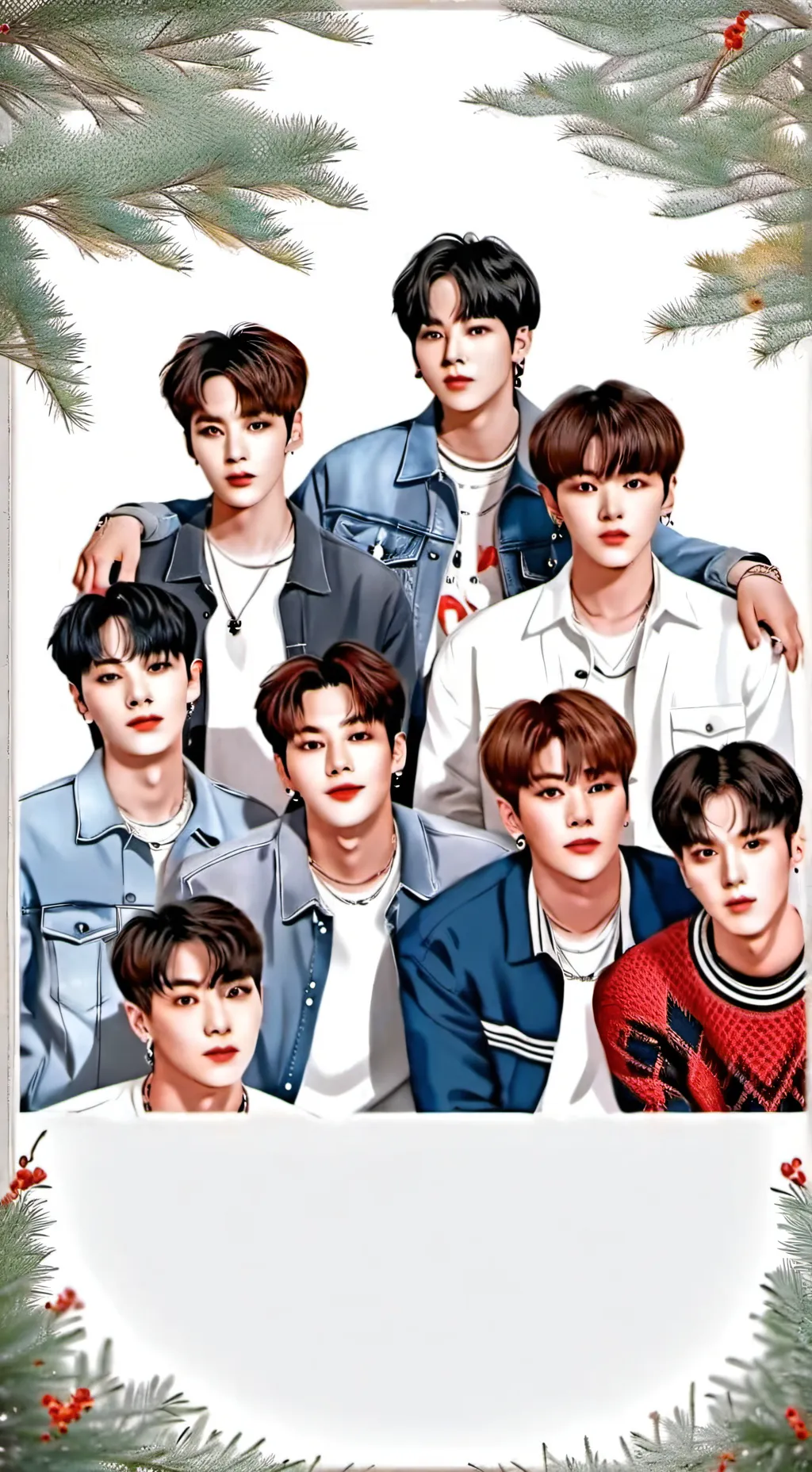 ai character: BTS boy band  background