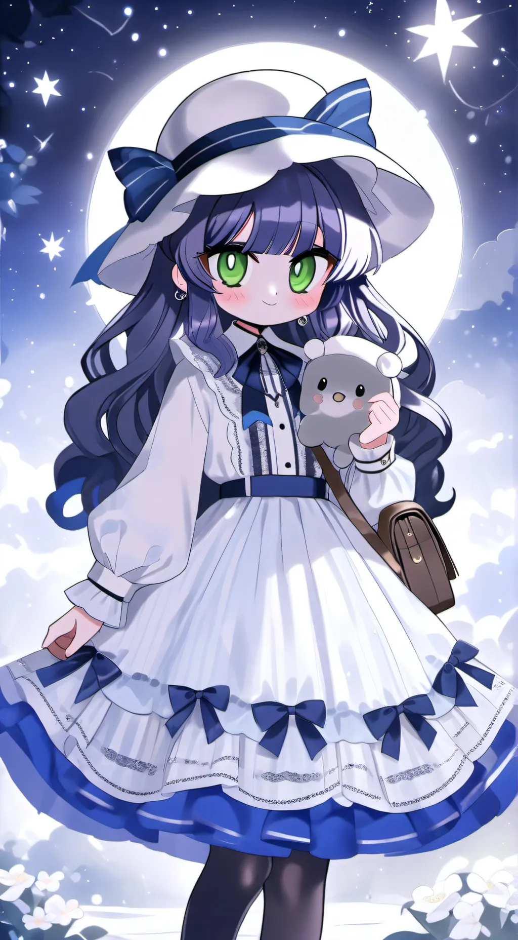 ai character: Luna background