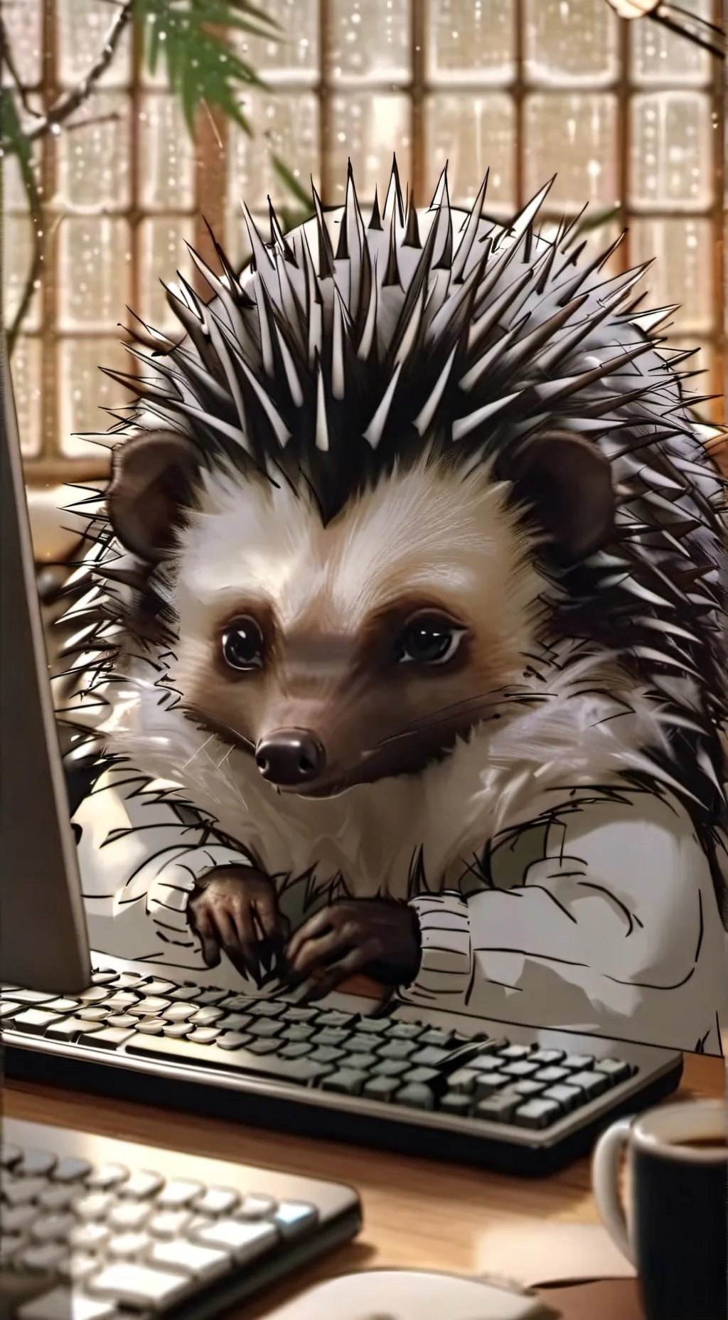 ai character: KeyBlink background