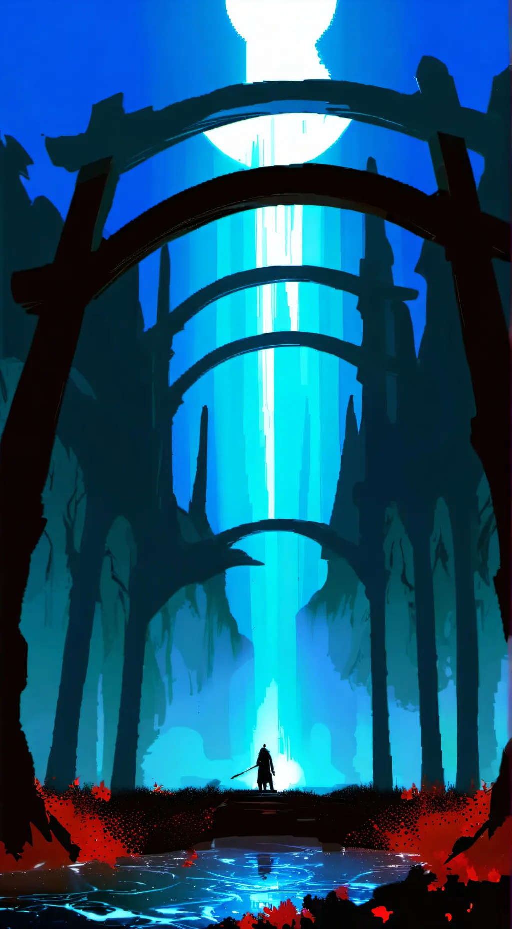 ai character: Dark World - RPG background