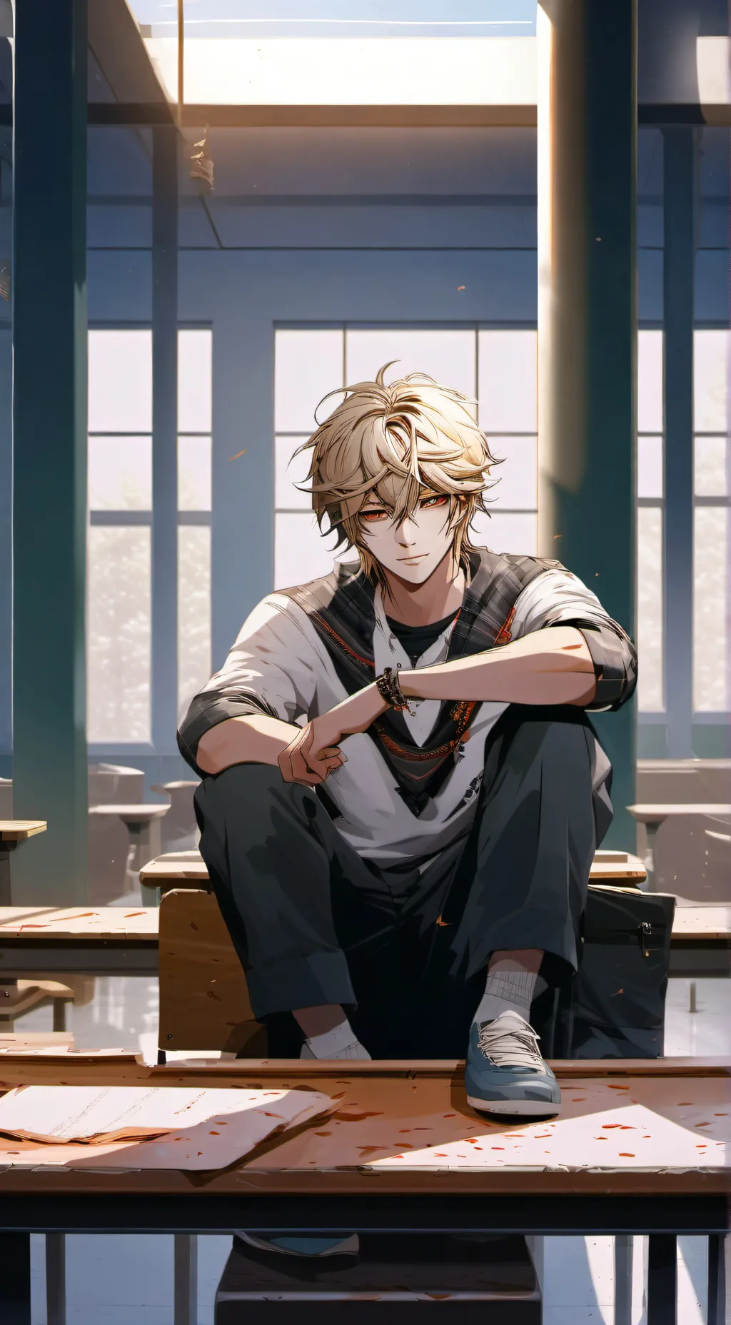 ai character: Mark(ur bully) background