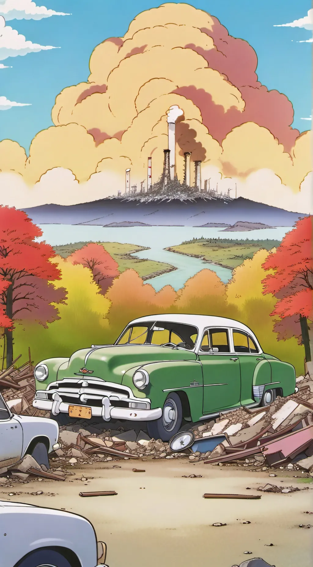 ai character: Mha field trip background