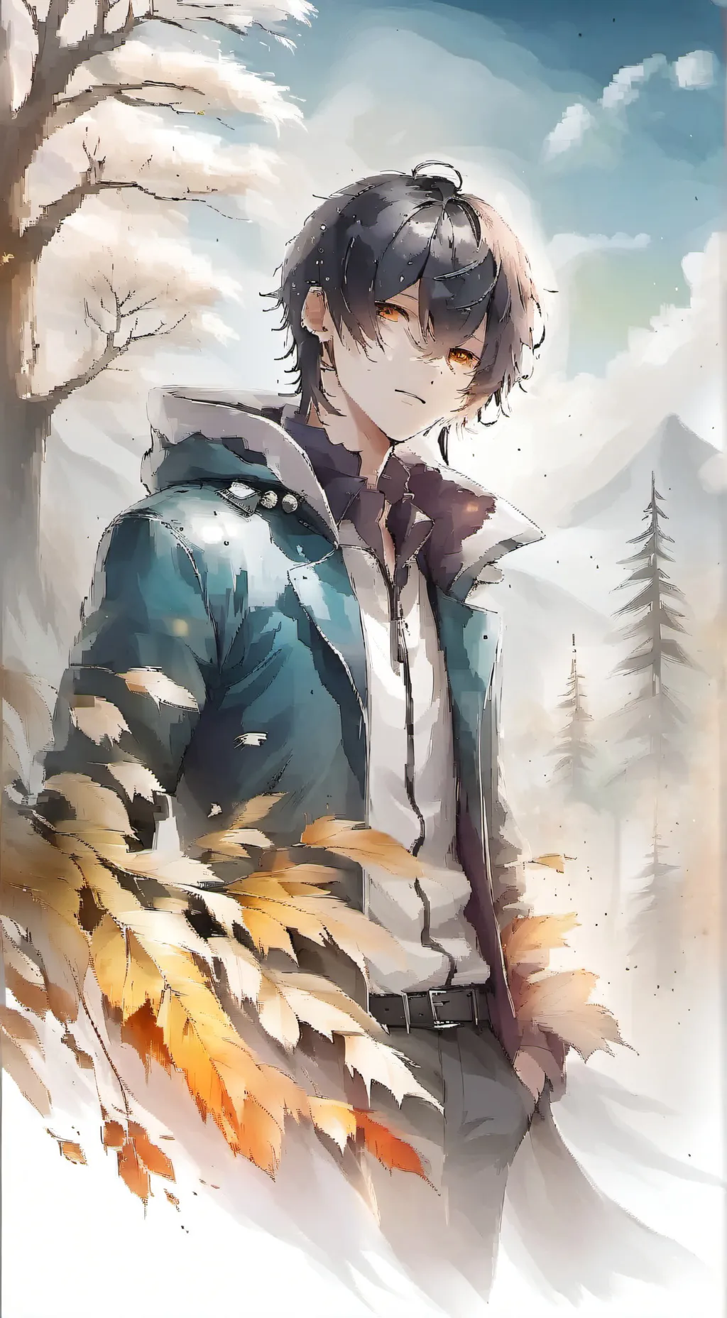 ai character: hatsuki Ackerman background